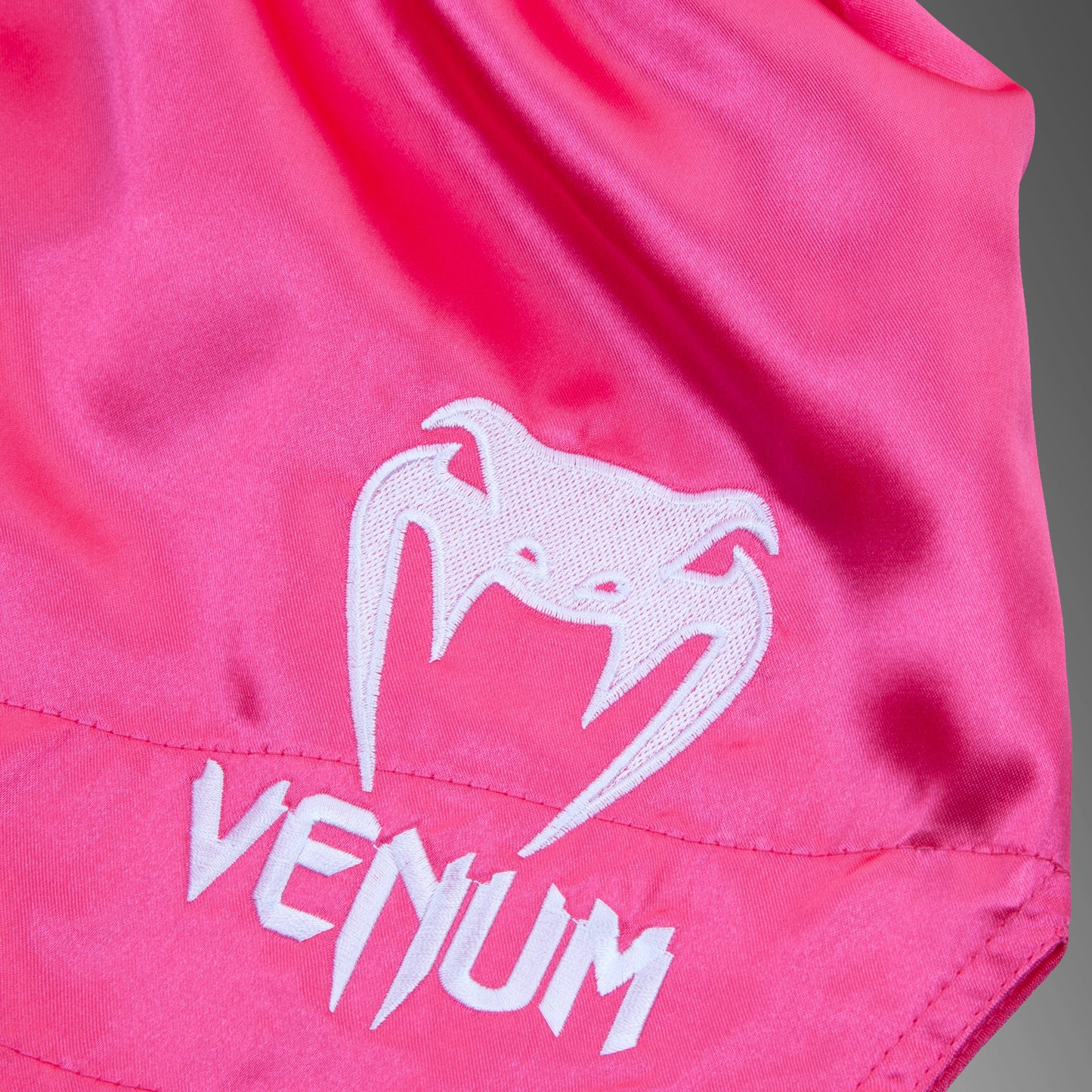 Classic Venum Pantaloncini da Muay Thai - Rosa/Bianco