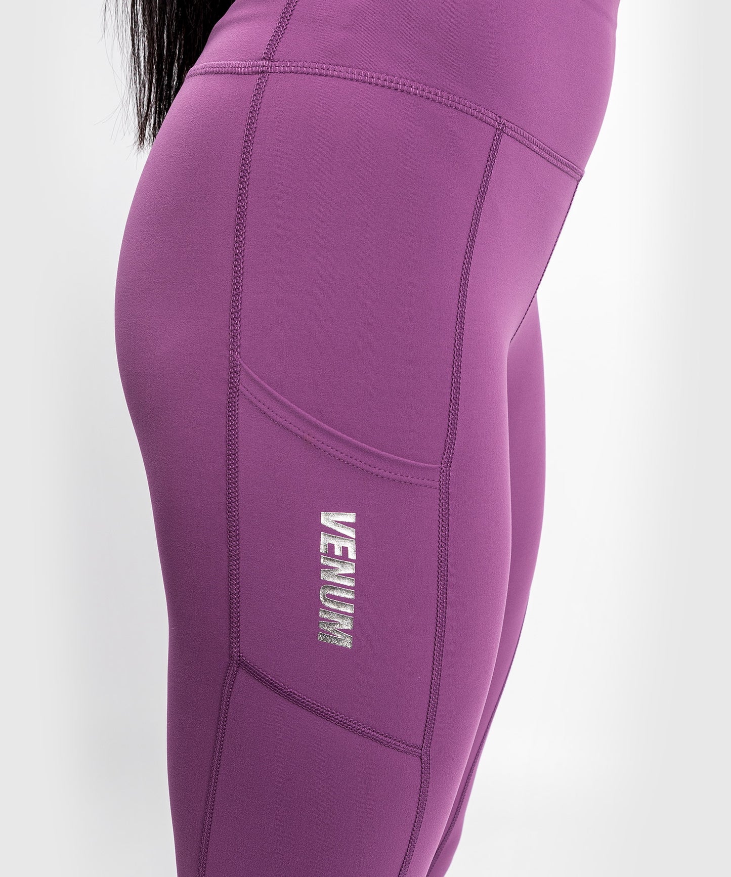Leggings Venum Essential Performance - Dusky Orchid/Argento Spazzolato