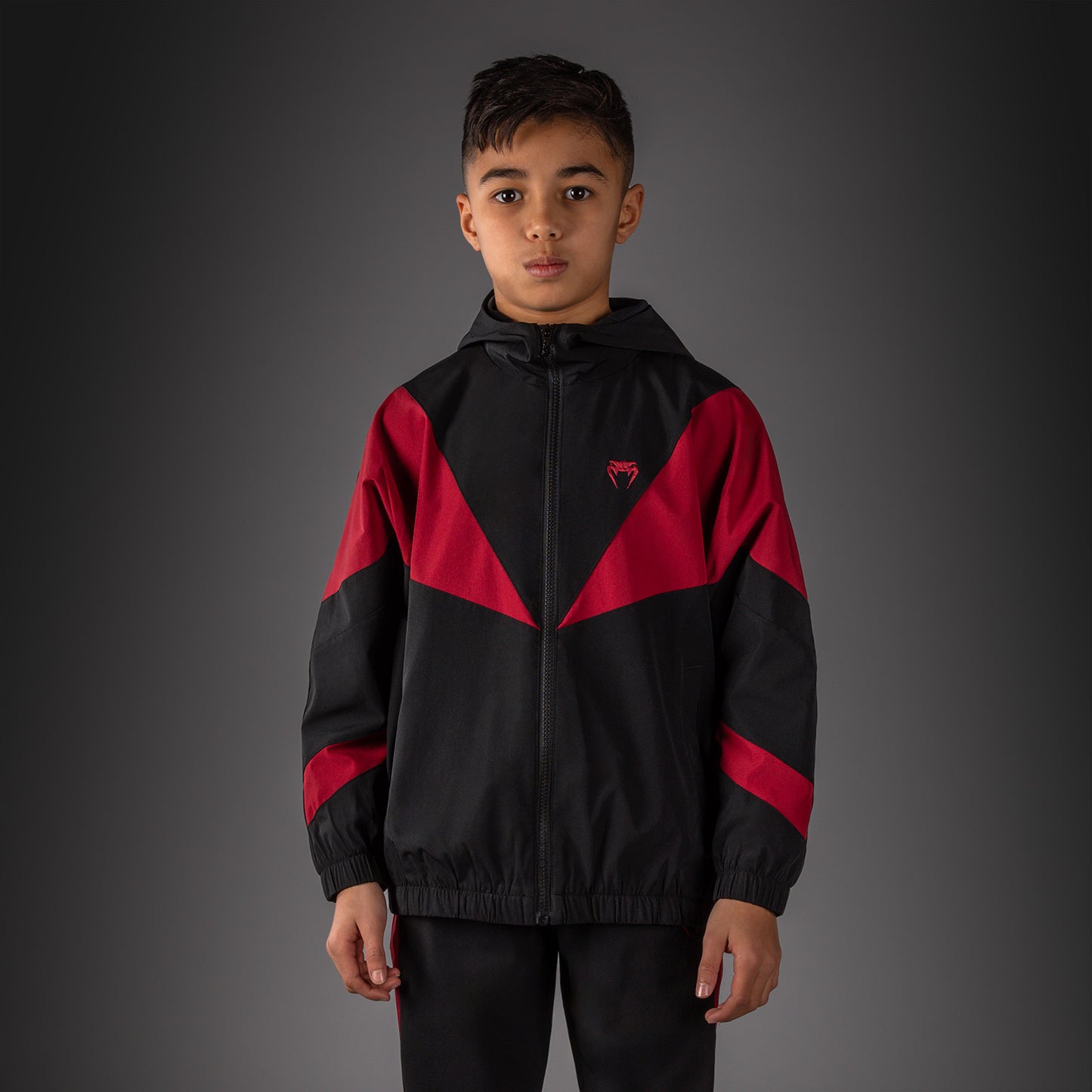 Venum Vectra Giacca da Tuta per Bambini - Nero/Rosso