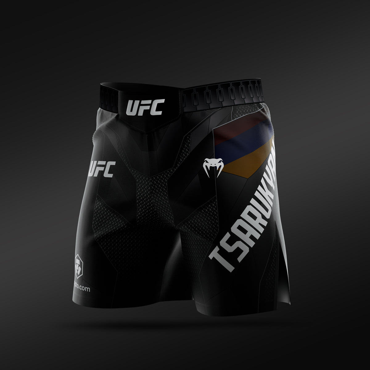 UFC Adrenaline Unrivaled by Venum Pantaloncini da combattimento uomo vestibilità corta Arman Tsarukyan - Nero