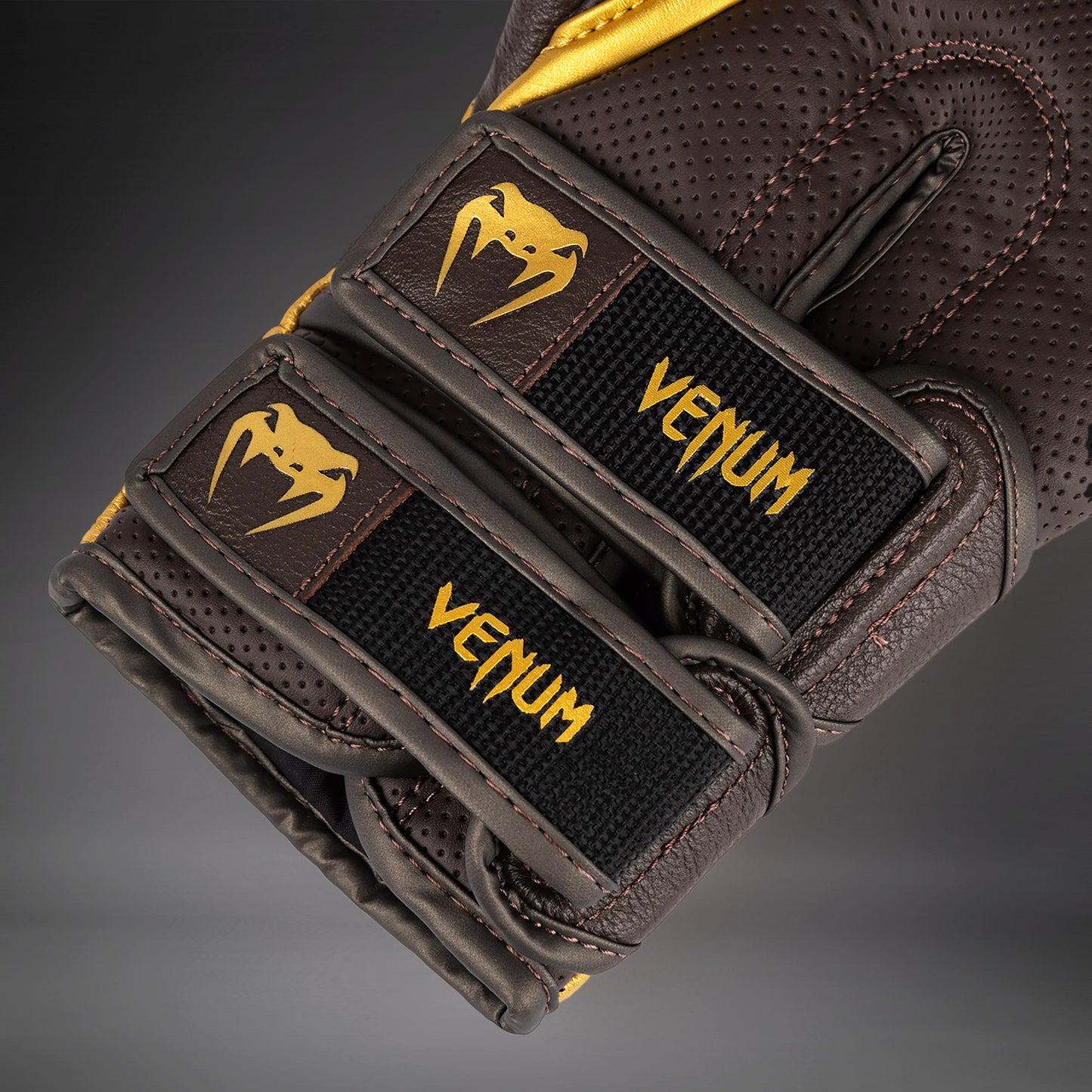 Venum Reverso Guanti da Boxe - Cioccolato/Oro