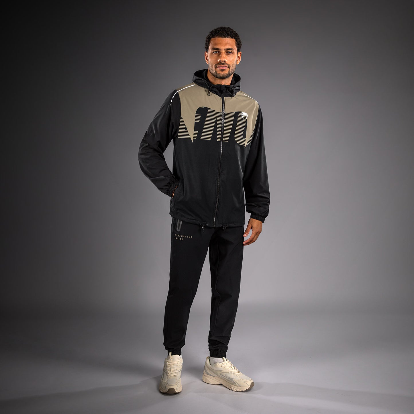 Venum Adrenaline Giacca da Track – Nero/Sabbia