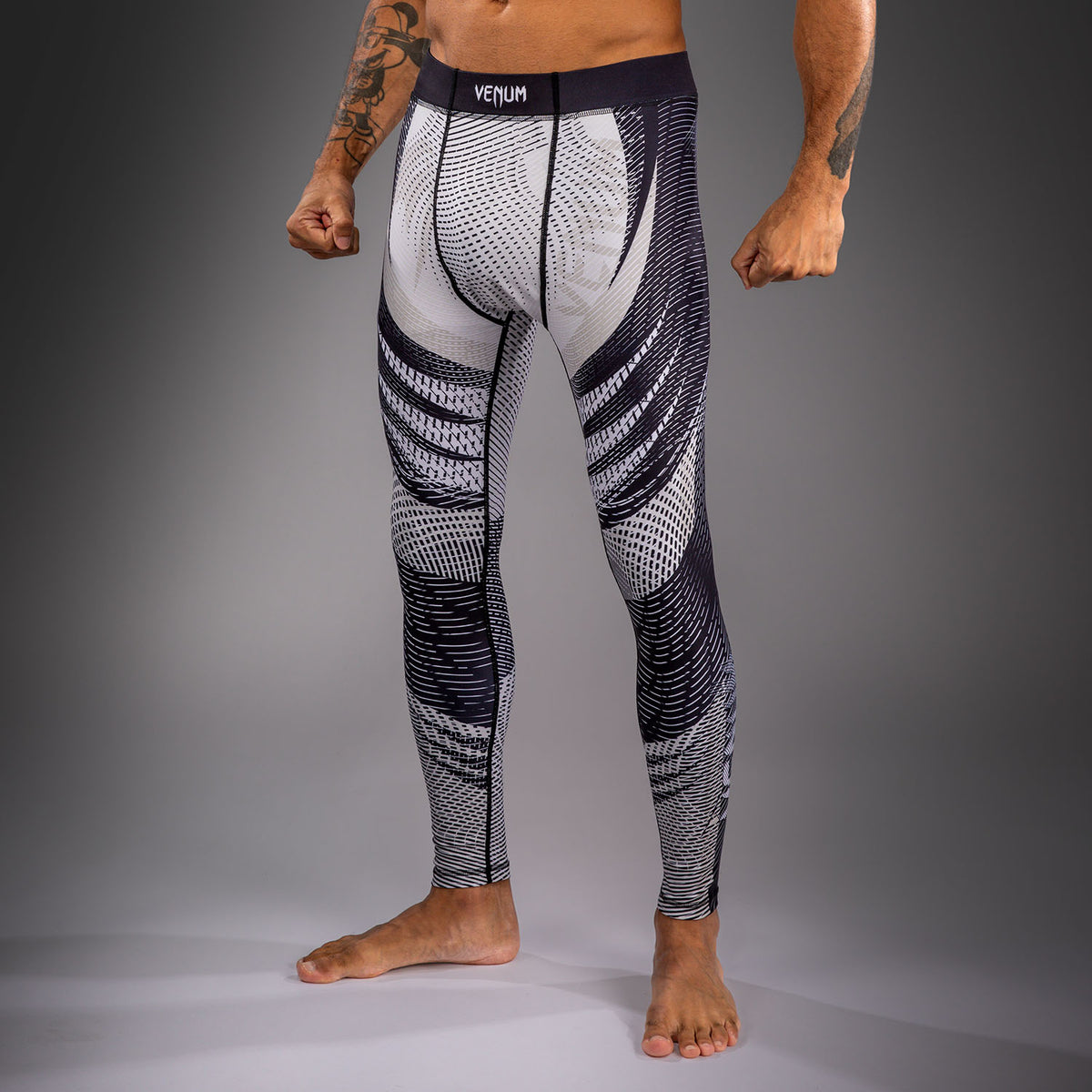 Venum Galactic 3.0 Spats - Bianco Sporco/Nero