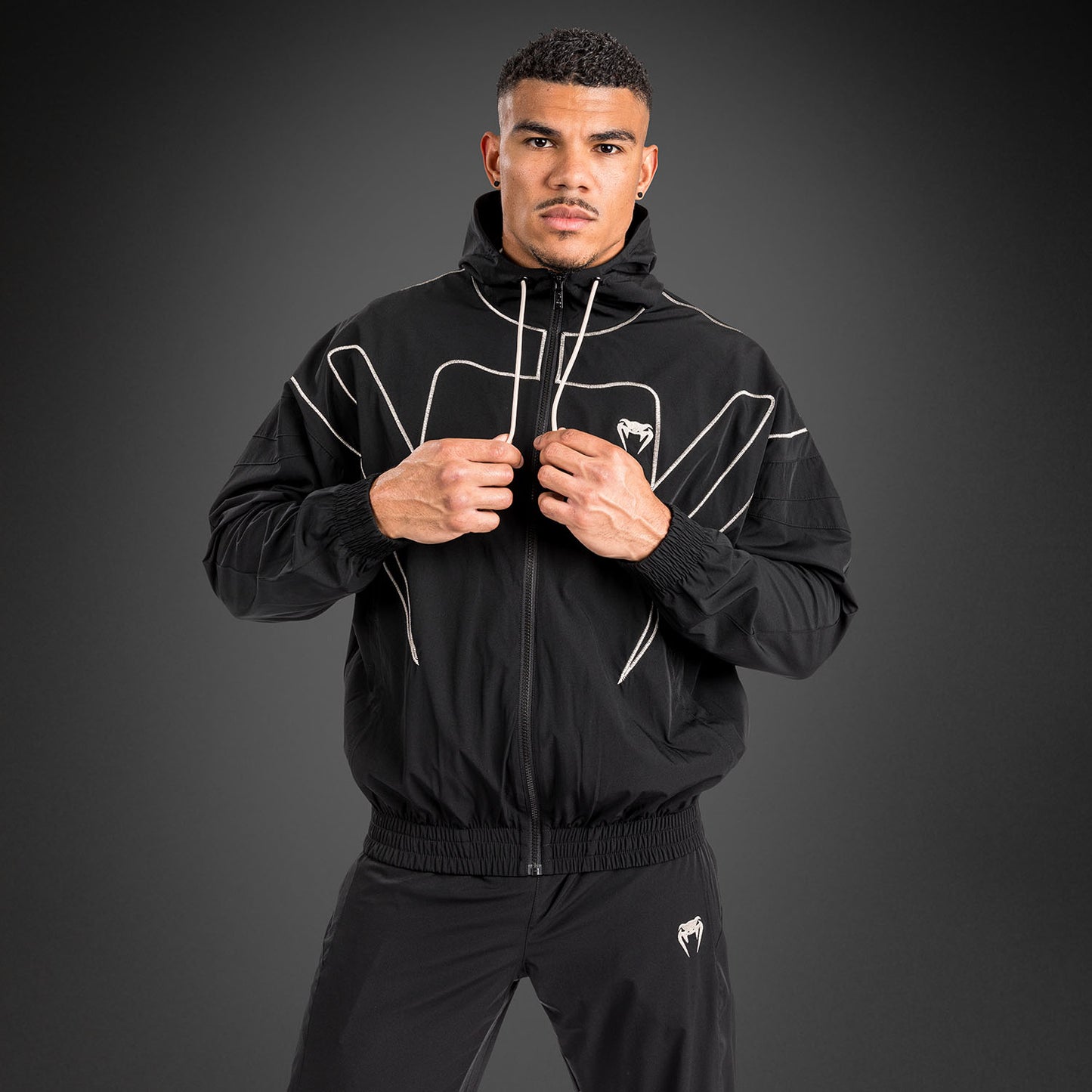 Venum Attack 90 Giacca Sportiva - Nero/Bianco