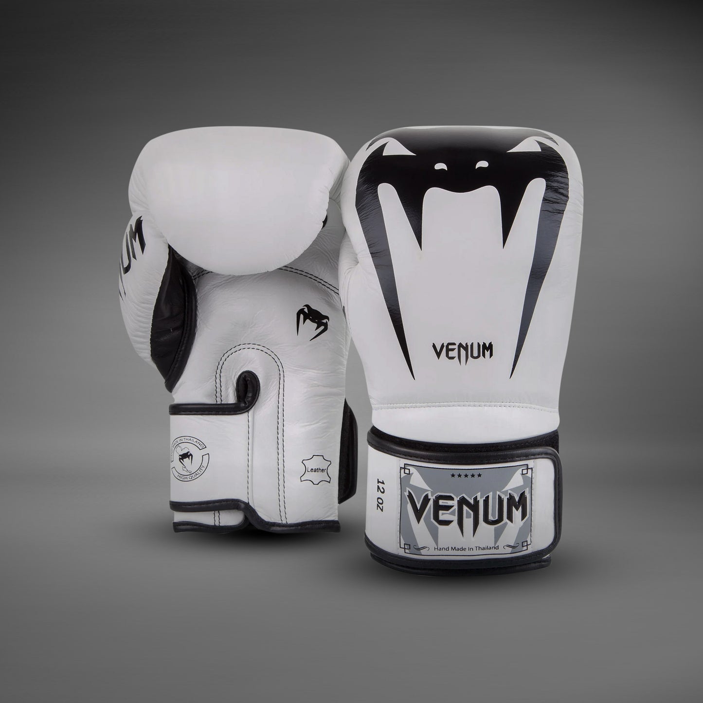 Guantoni da Boxe Venum Giant 3.0 - Pelle Nappa - Bianco/Nero