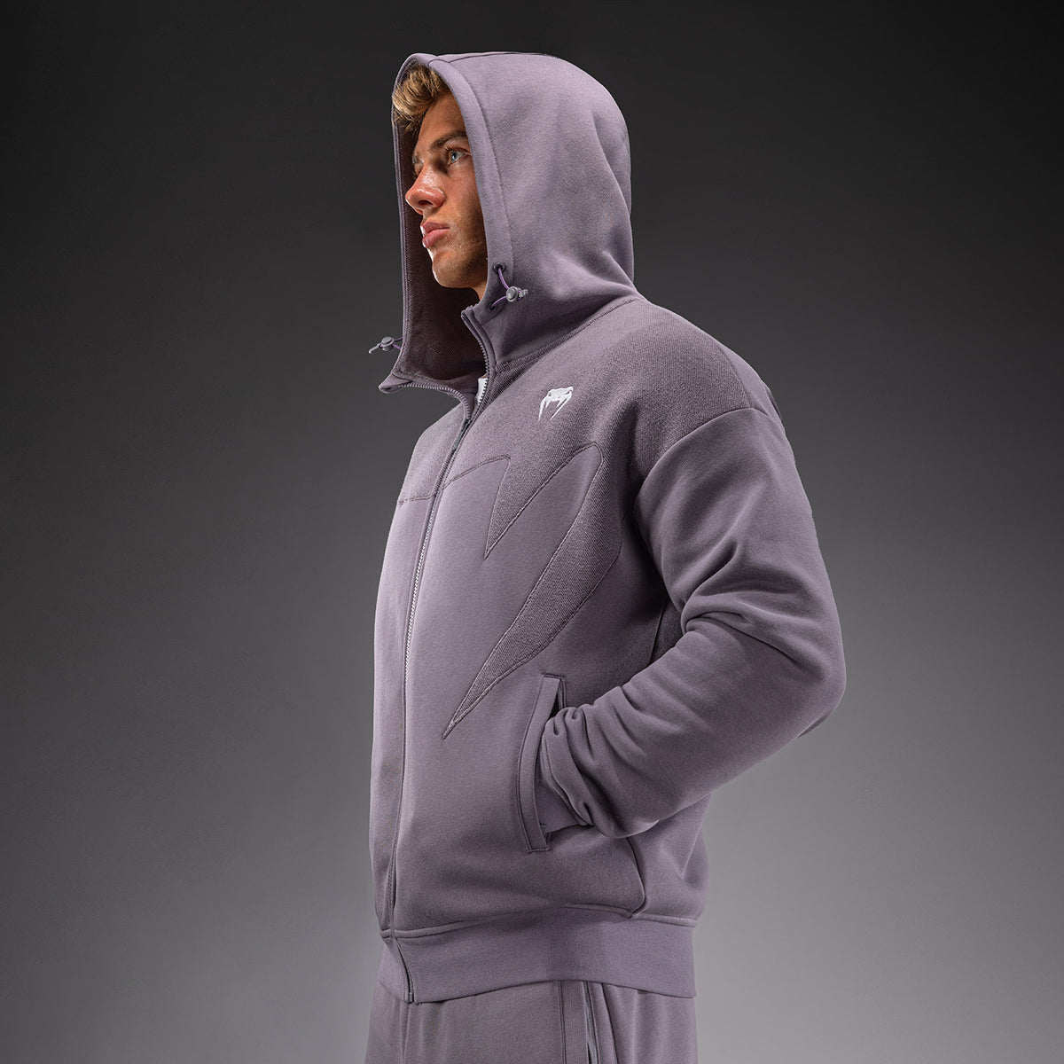 Venum Attack Fleece & Weave Giacca sportiva - Grigio lavanda