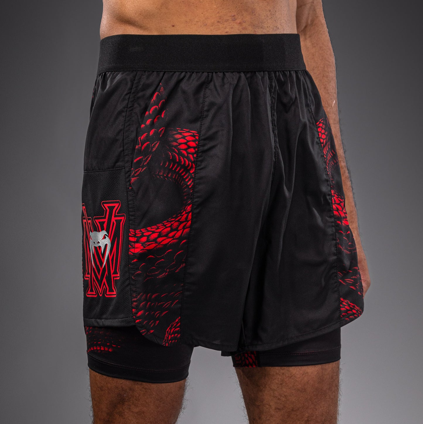 Venum Matupa Pantaloncini da Allenamento - Nero/Rosso/Argento