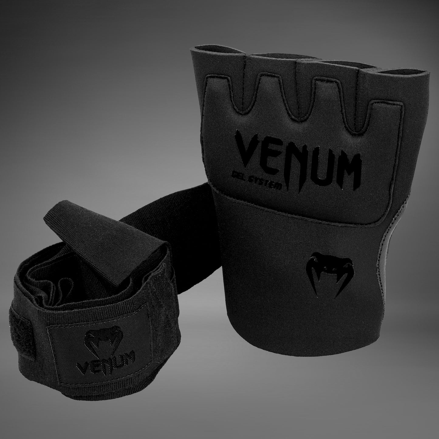 Venum Gel Kontact Impacchi di Guanto - Nero/Nero