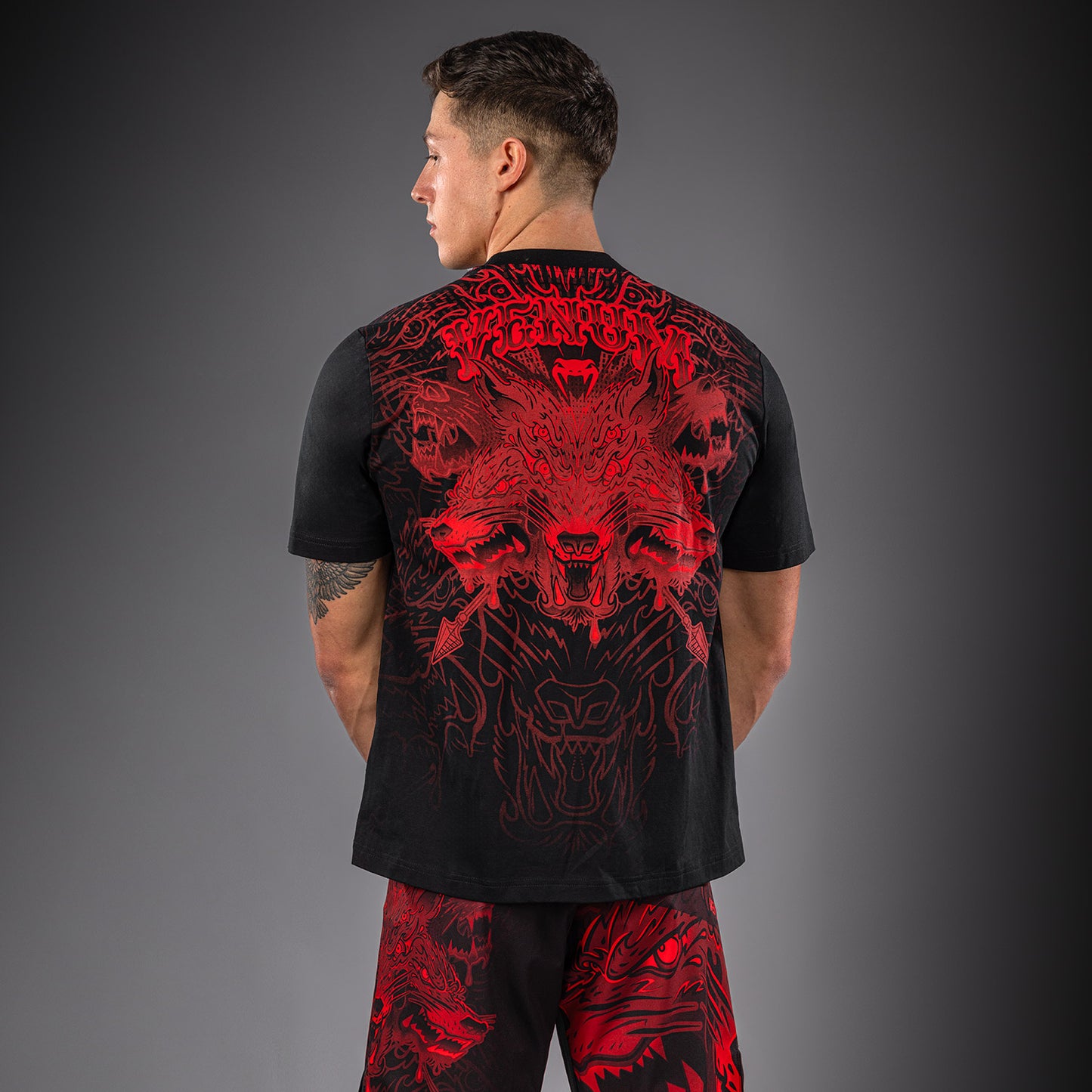 Venum Wolf Atak Maglietta – Nero/Rosso