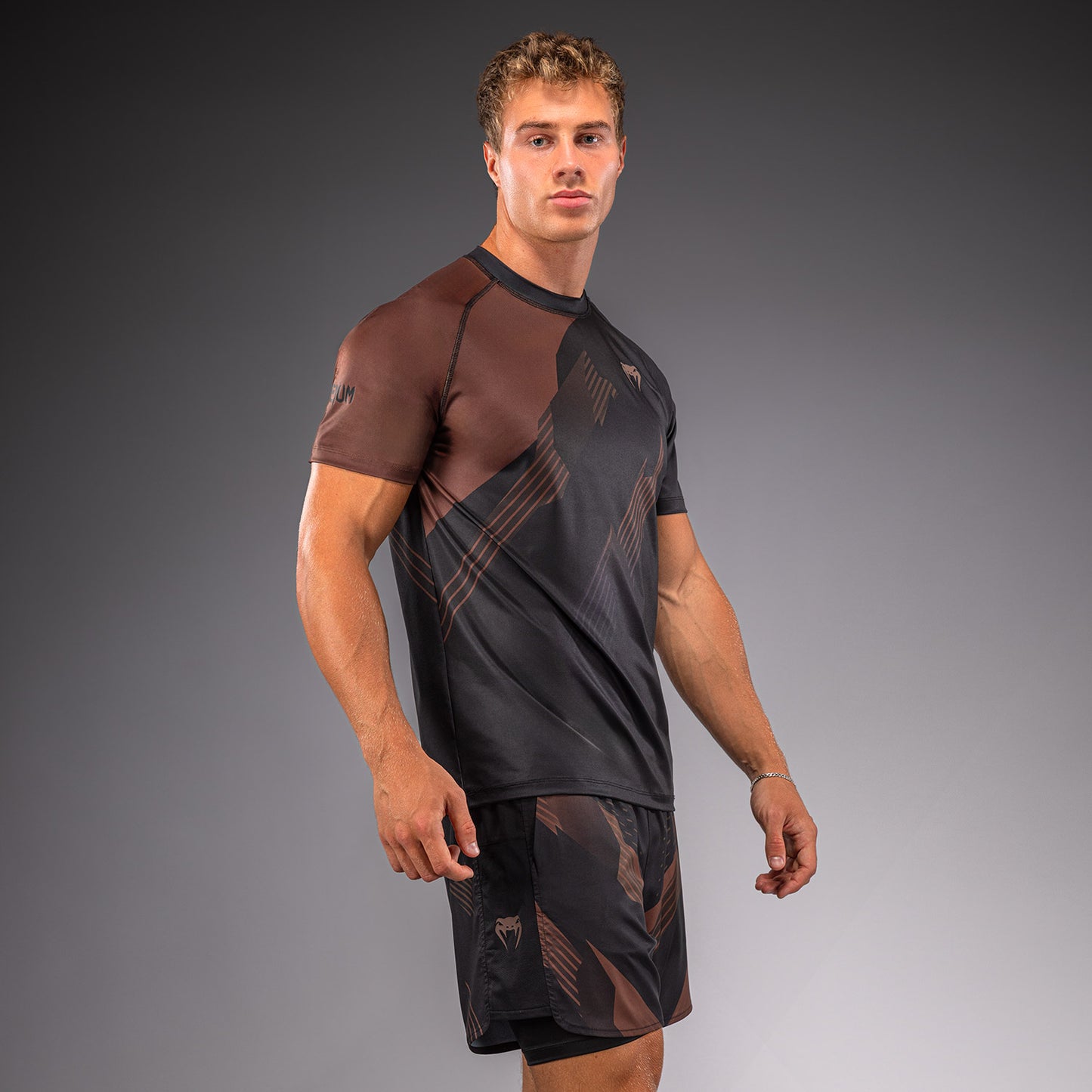 Venum No-Gi 6.0 Maglietta Dry Tech - Nero/Marrone