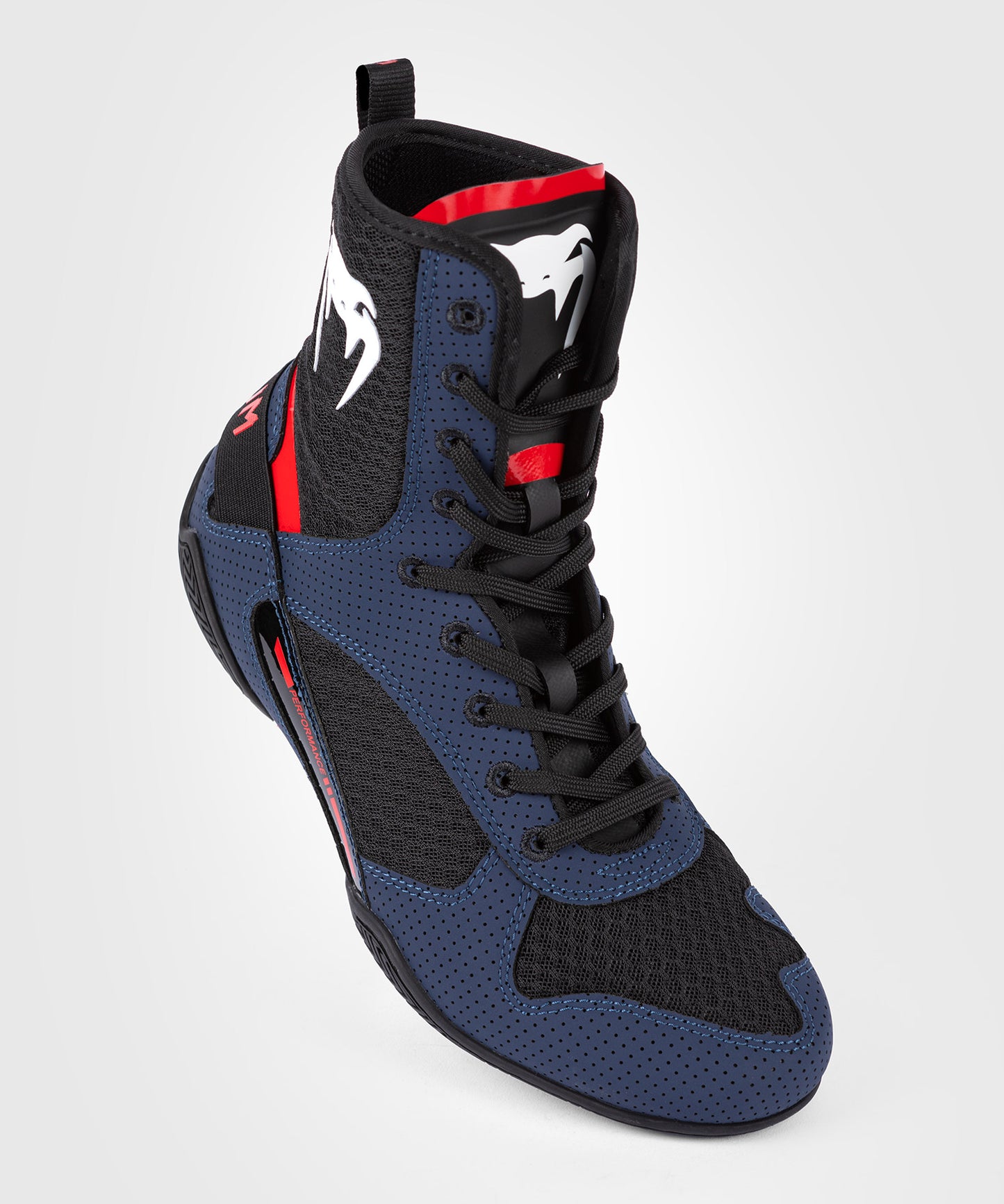Venum Elite Scarpe da boxe - Navy/Nero/Rosso