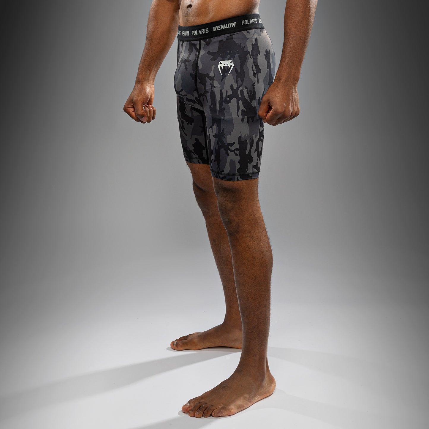 Venum x Polaris Shorts Vale Tudo - Nero/Grigio Tempesta