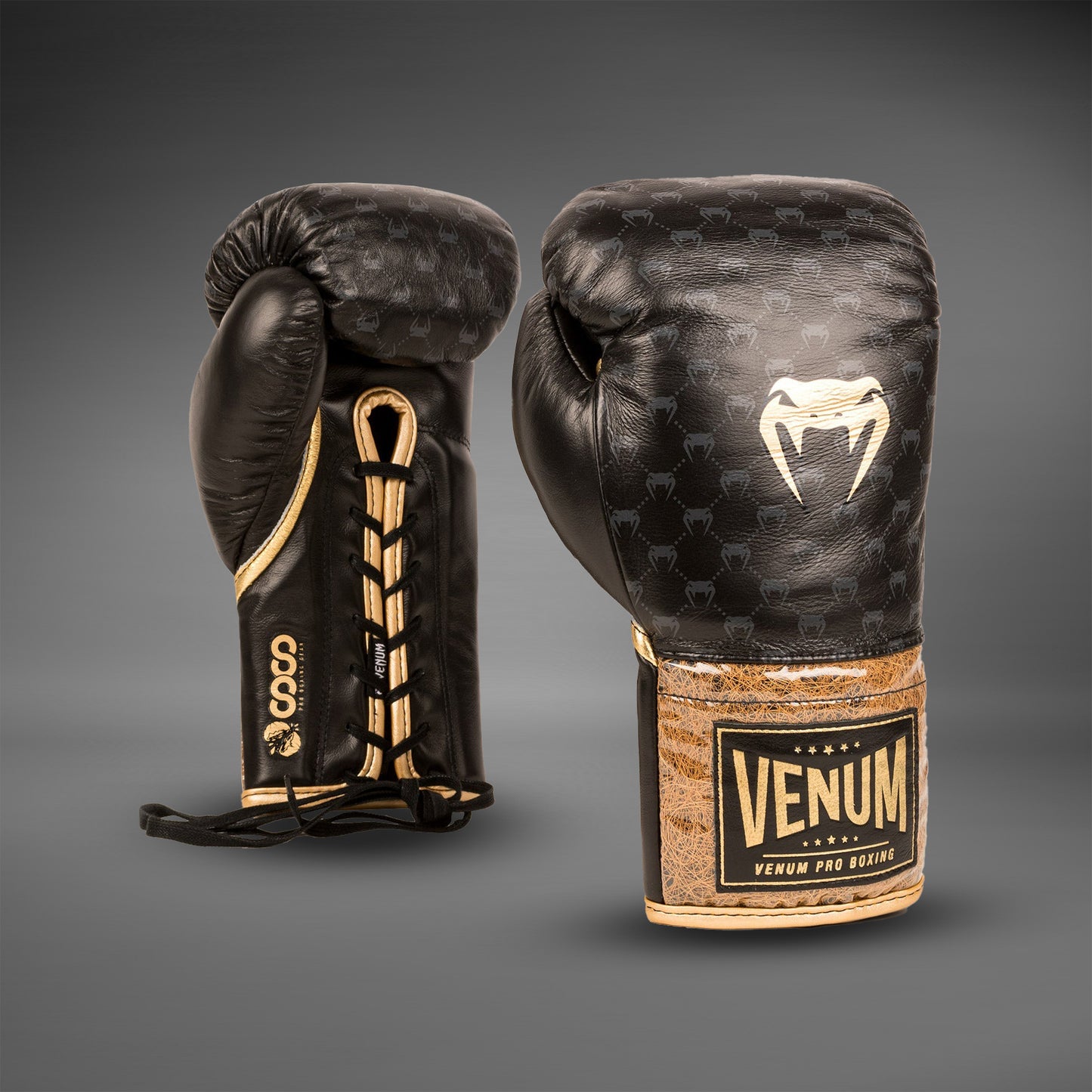 Guantoni da boxe Venum Coco Monogram Pro - Nero intenso