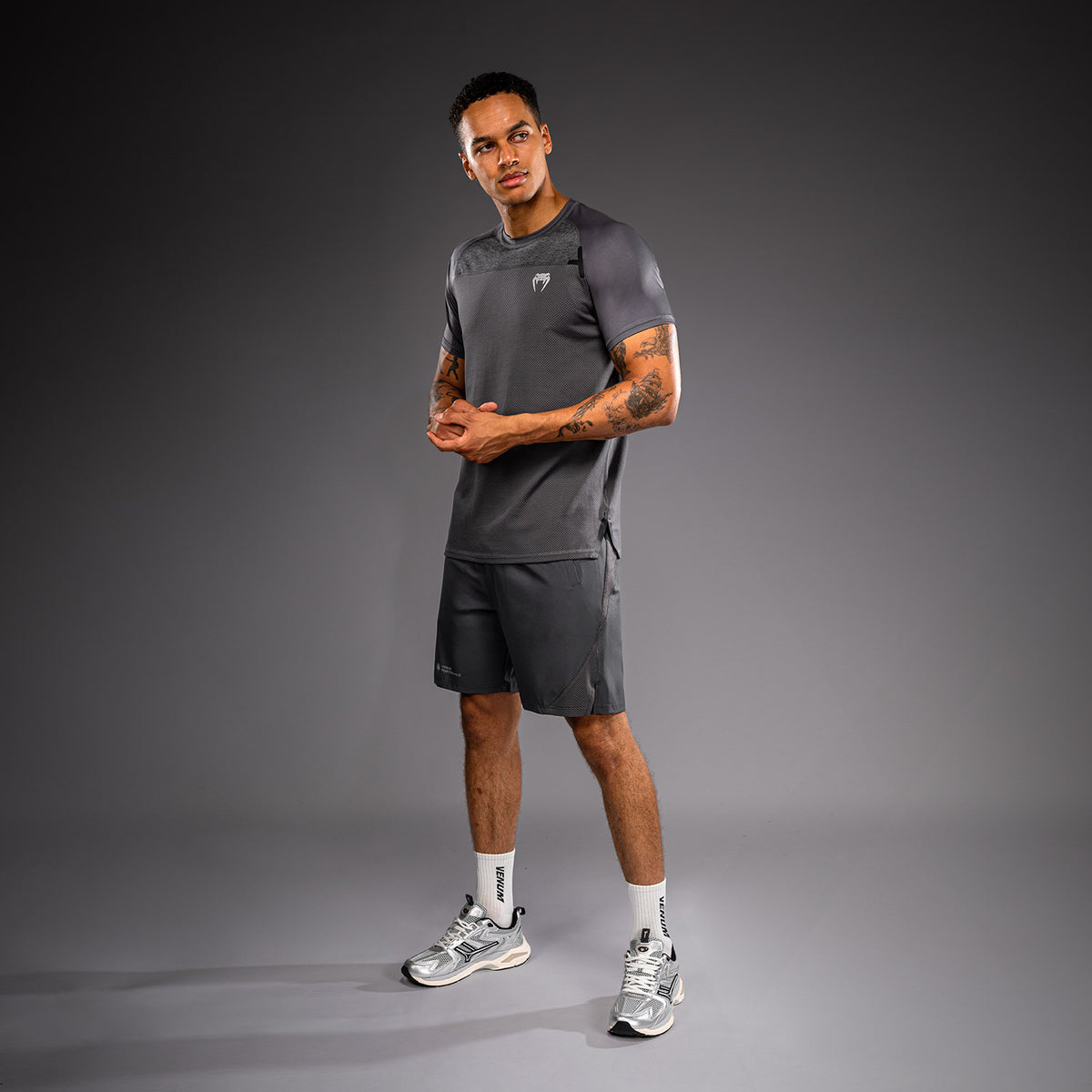 Venum G-Fit Scale T-shirt Dry Tech - Grigio
