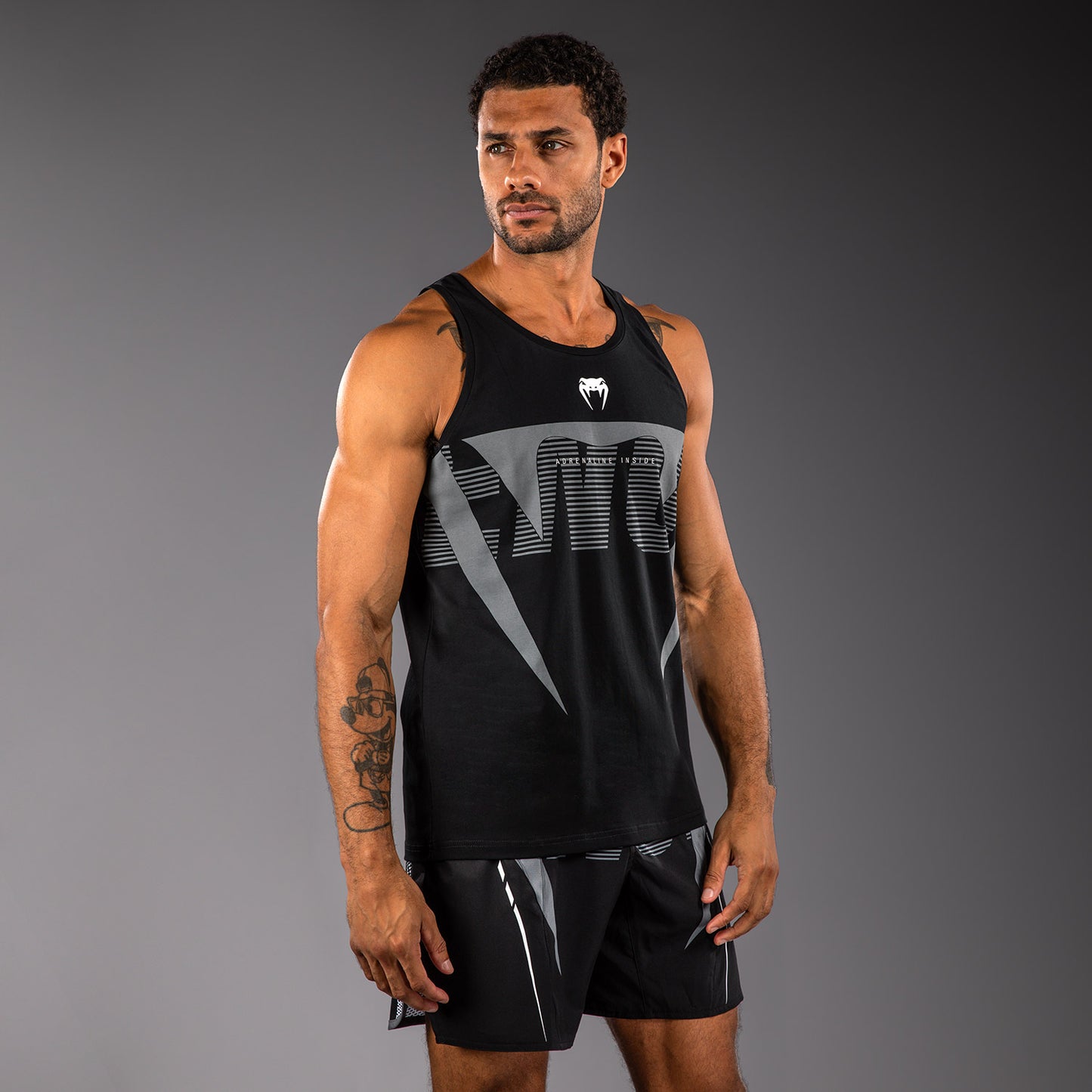 Venum Adrenaline Canotta – Nero/Grigio Argento