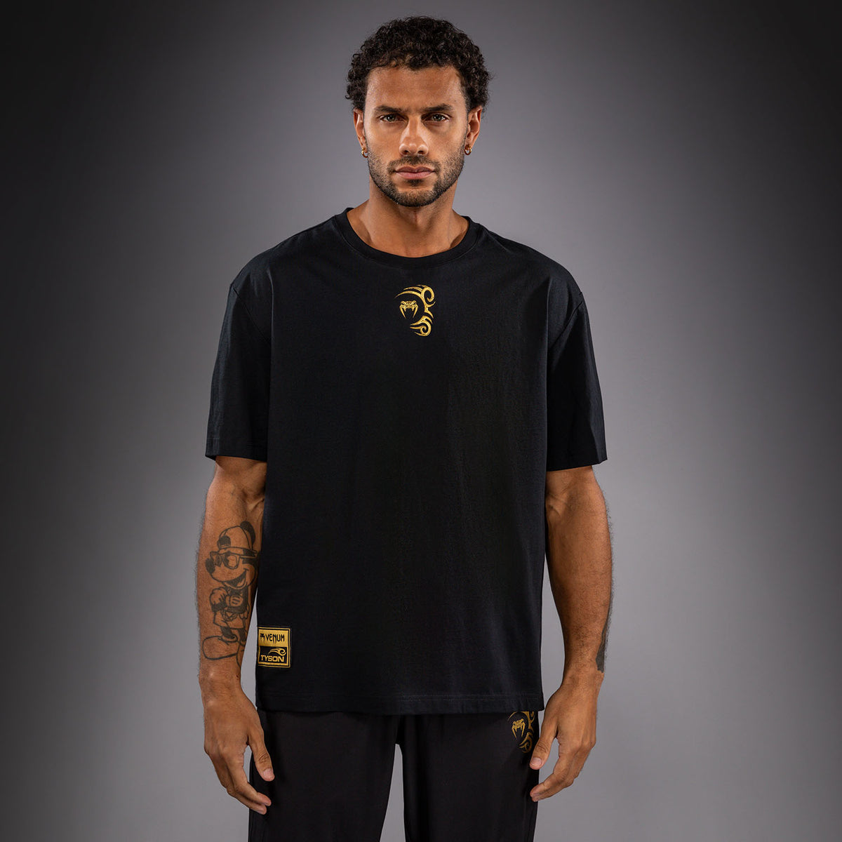 Venum x Mike Tyson Tiger Maglietta - Nero/Oro