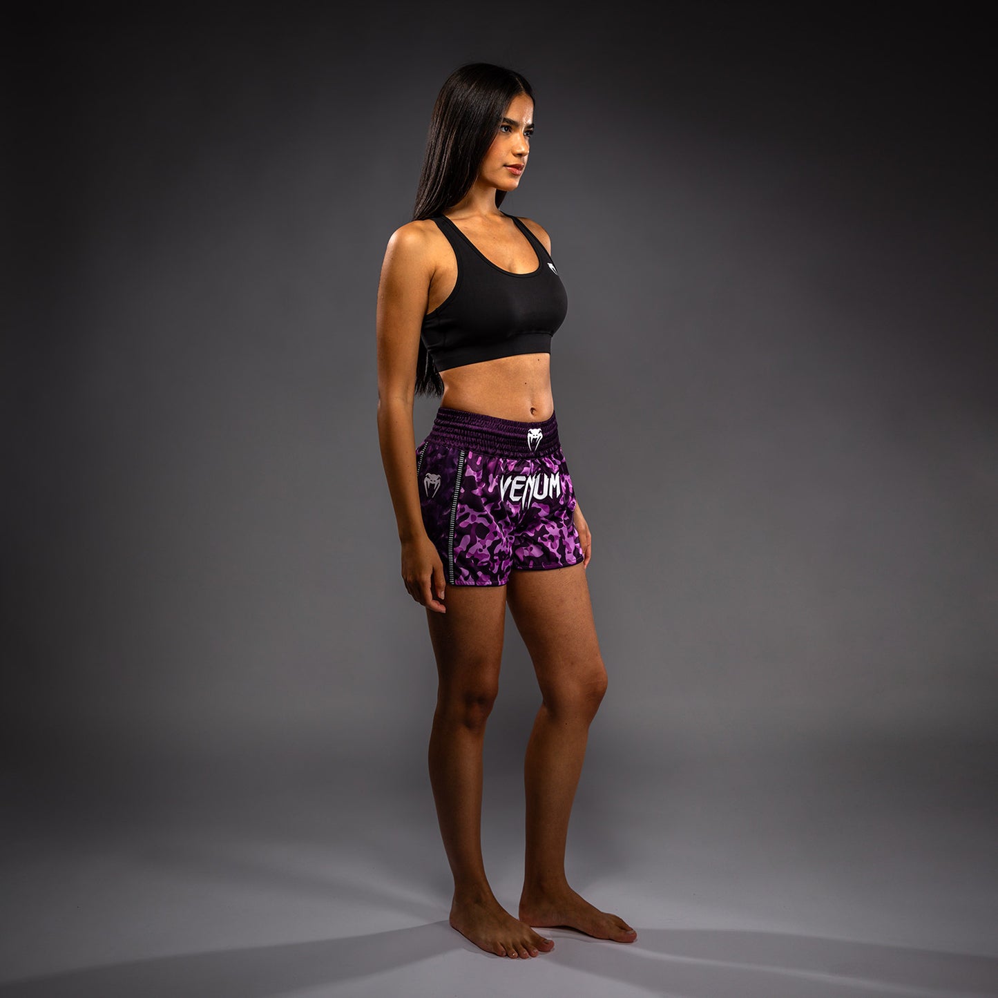 Venum Iris Pantaloncini Muay Thai - Prugna/Rosa
