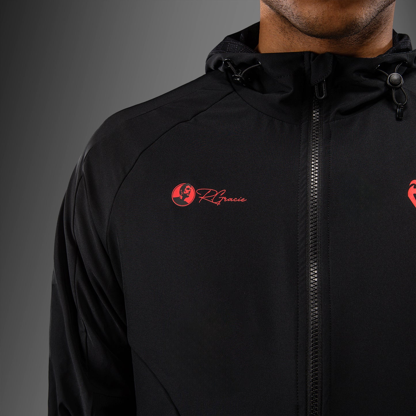 Venum x Roger Gracie Signature Giacca da Allenamento - Nero/Rosso