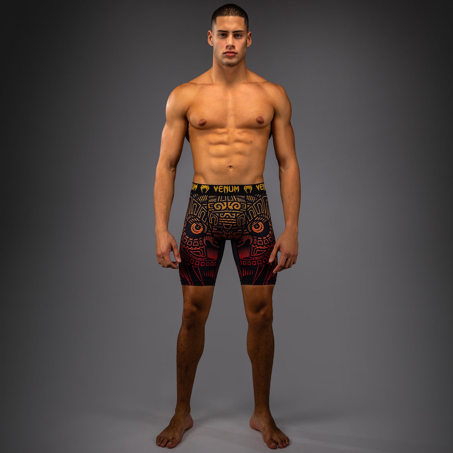 Venum Quetzal Fury Guantoni Vale Tudo - Nero/Rosso Fury/Arancione