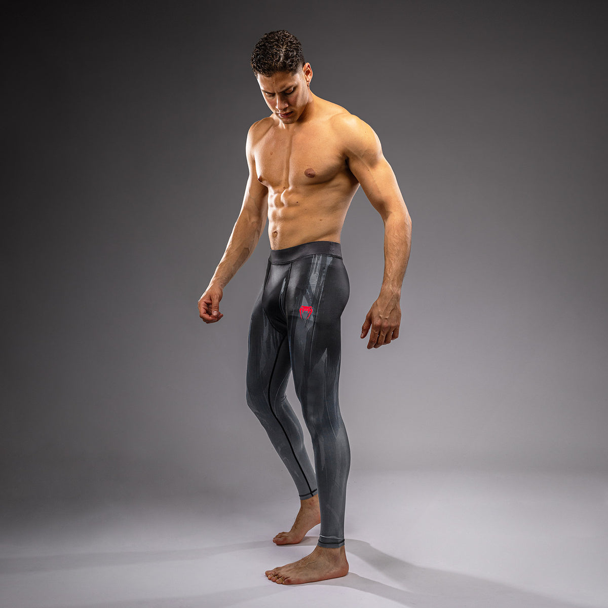 Venum Demon Pantaloni a Compressione - Nero/Grigio