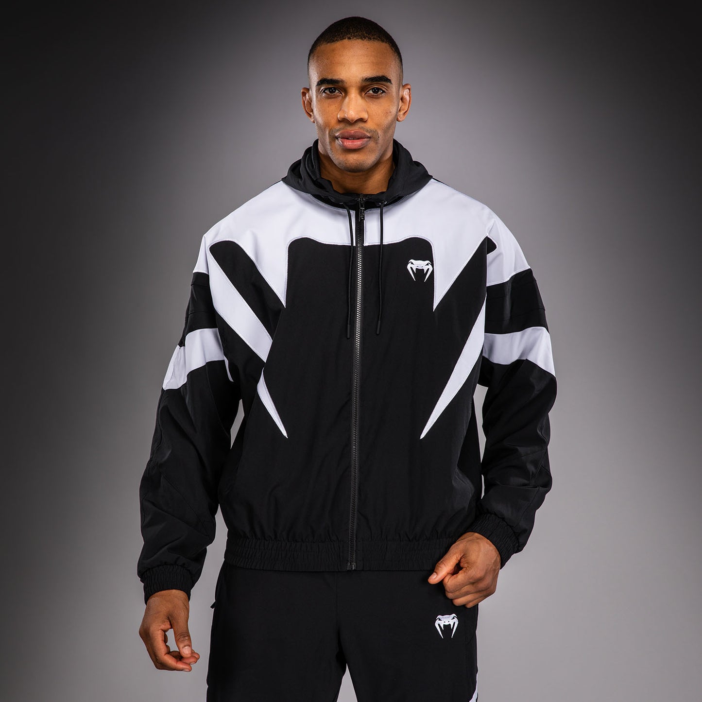 Venum Attack 90 Giacca da tuta – Bianco/Nero
