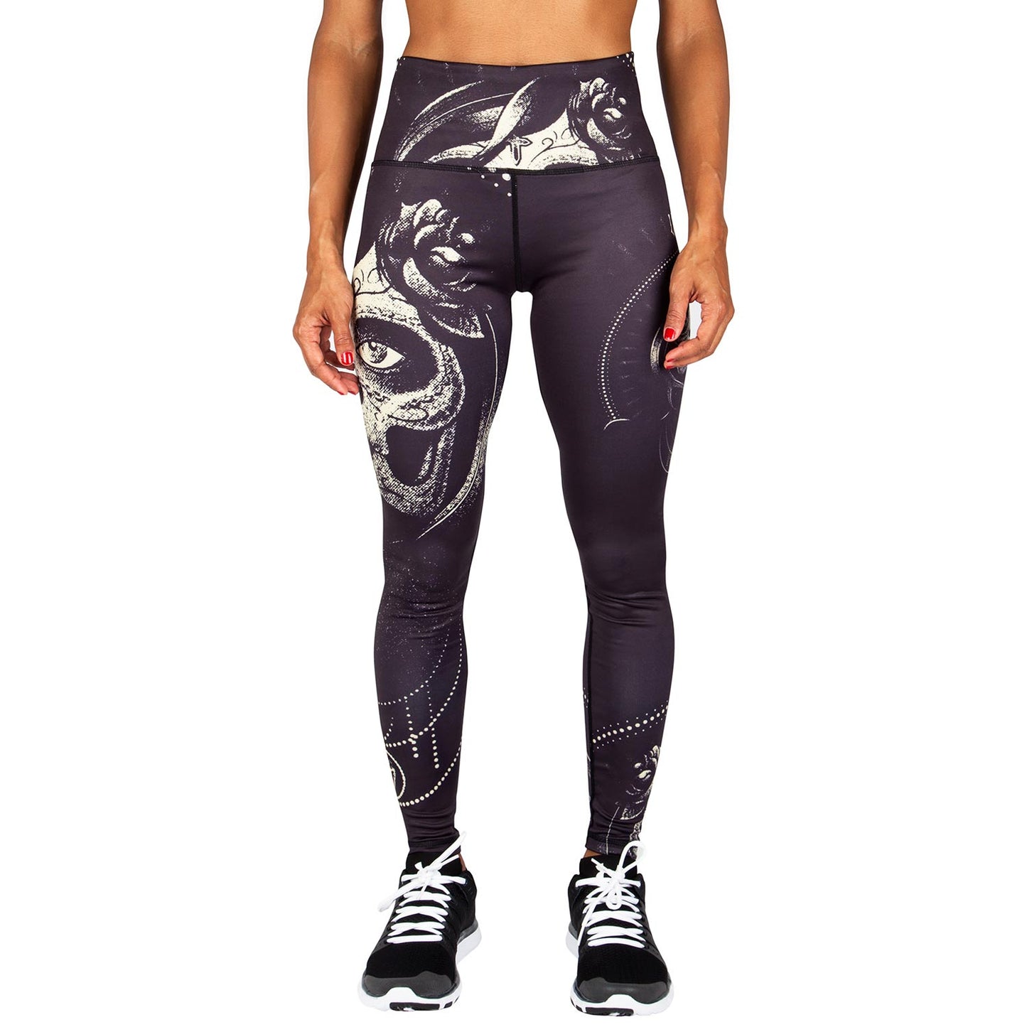 Leggings Venum Santa Muerte - Nero/Giallo