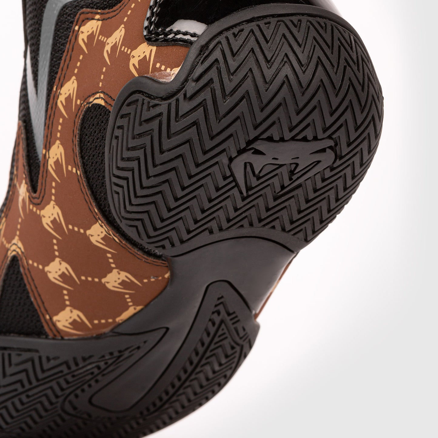 Scarpe da boxe Venum Elite Evo Monogram - Nero/Marrone