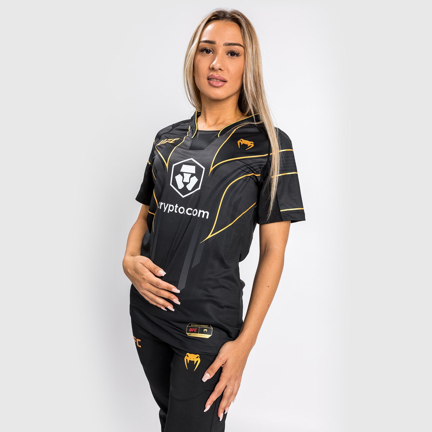 Maglia UFC Venum Authentic Fight Night 2.0 donna - Campione