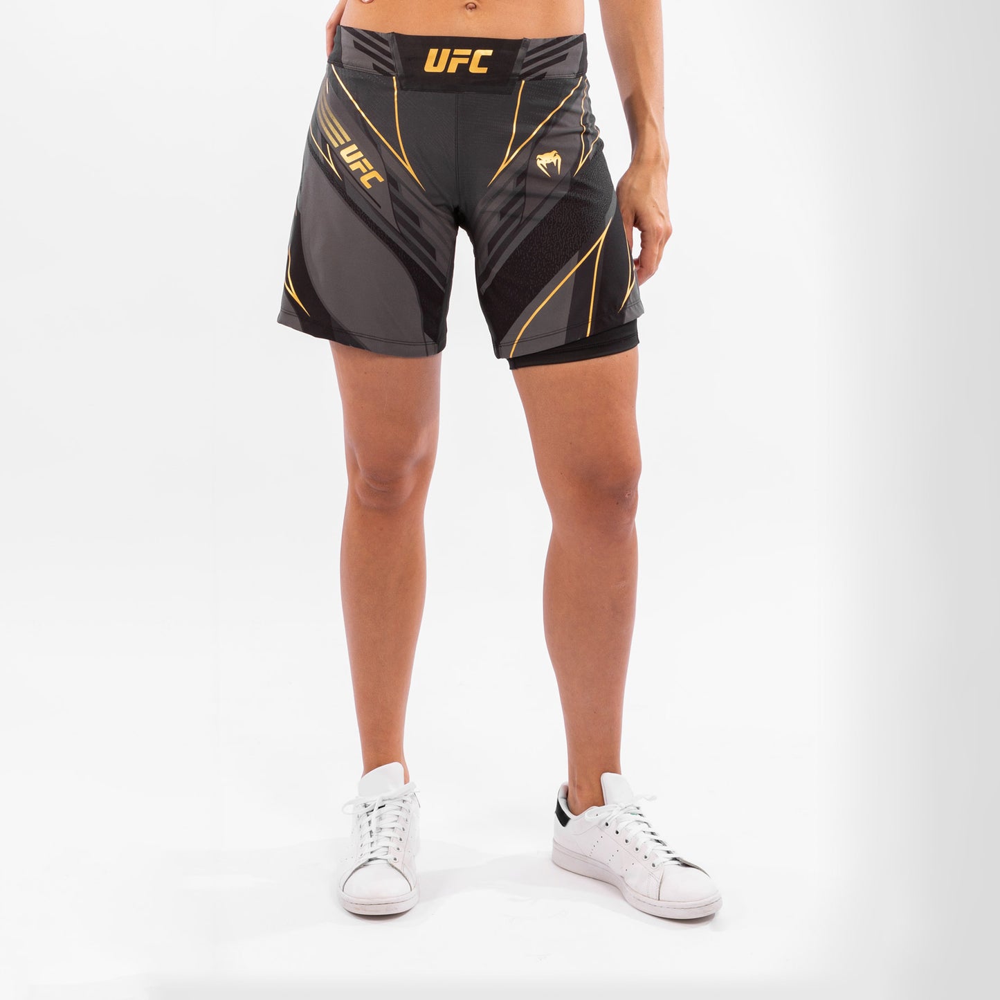 Fightshorts Donna UFC Venum Authentic Fight Night - Vestibilità Lunga - Campione