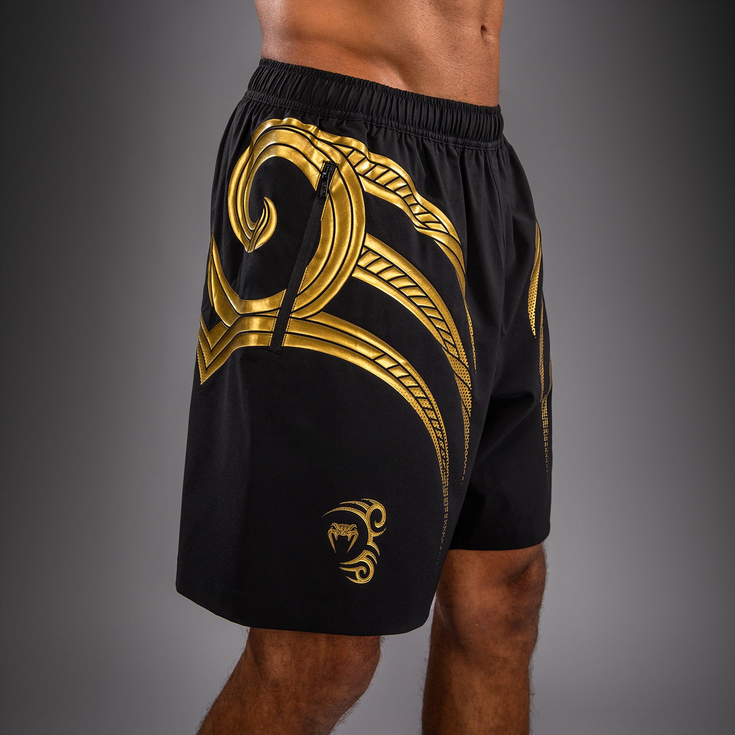 Venum x Mike Tyson Pantaloncini da Allenamento Tiger - Nero/Oro
