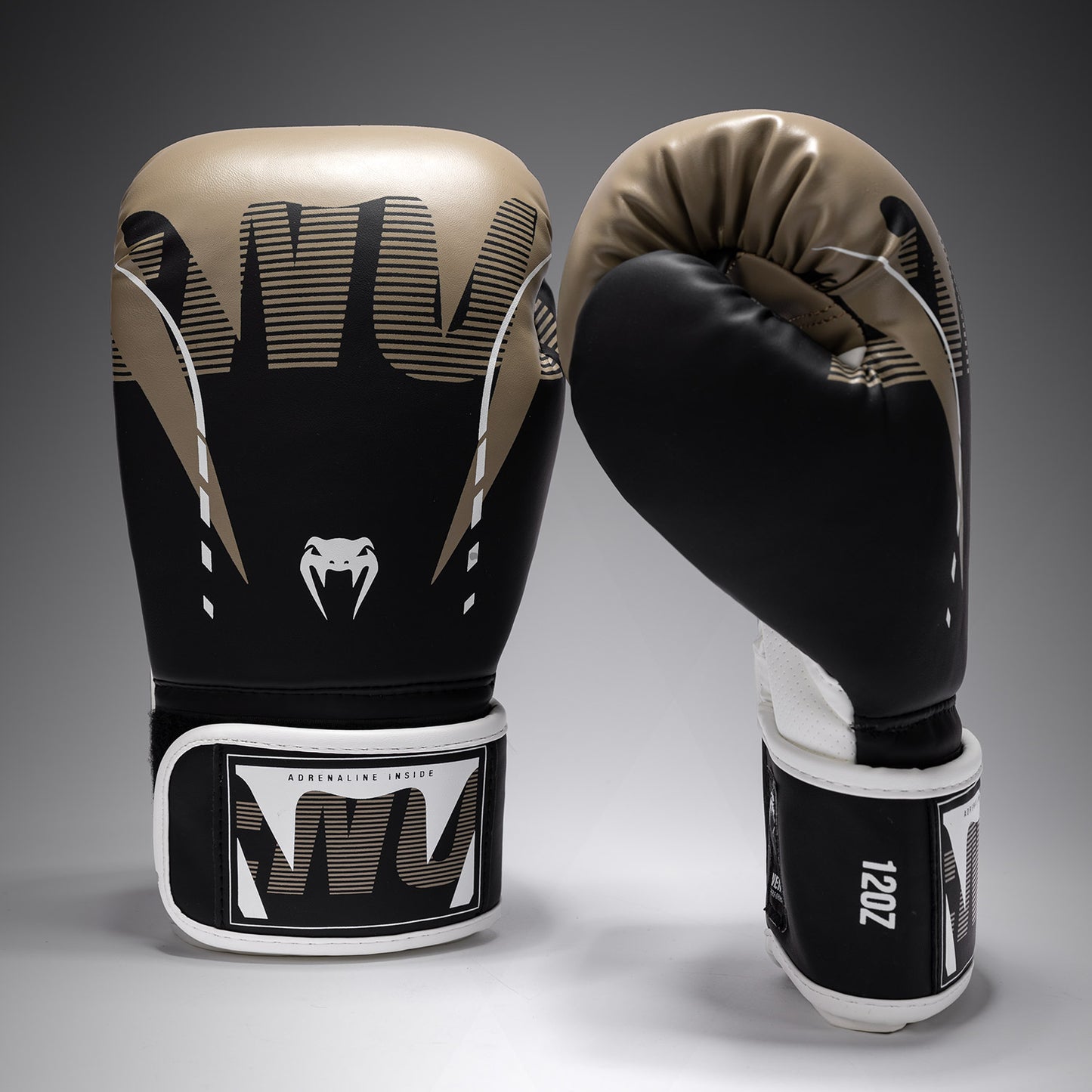 Venum Adrenaline Guantoni da Boxe – Nero/Sabbia