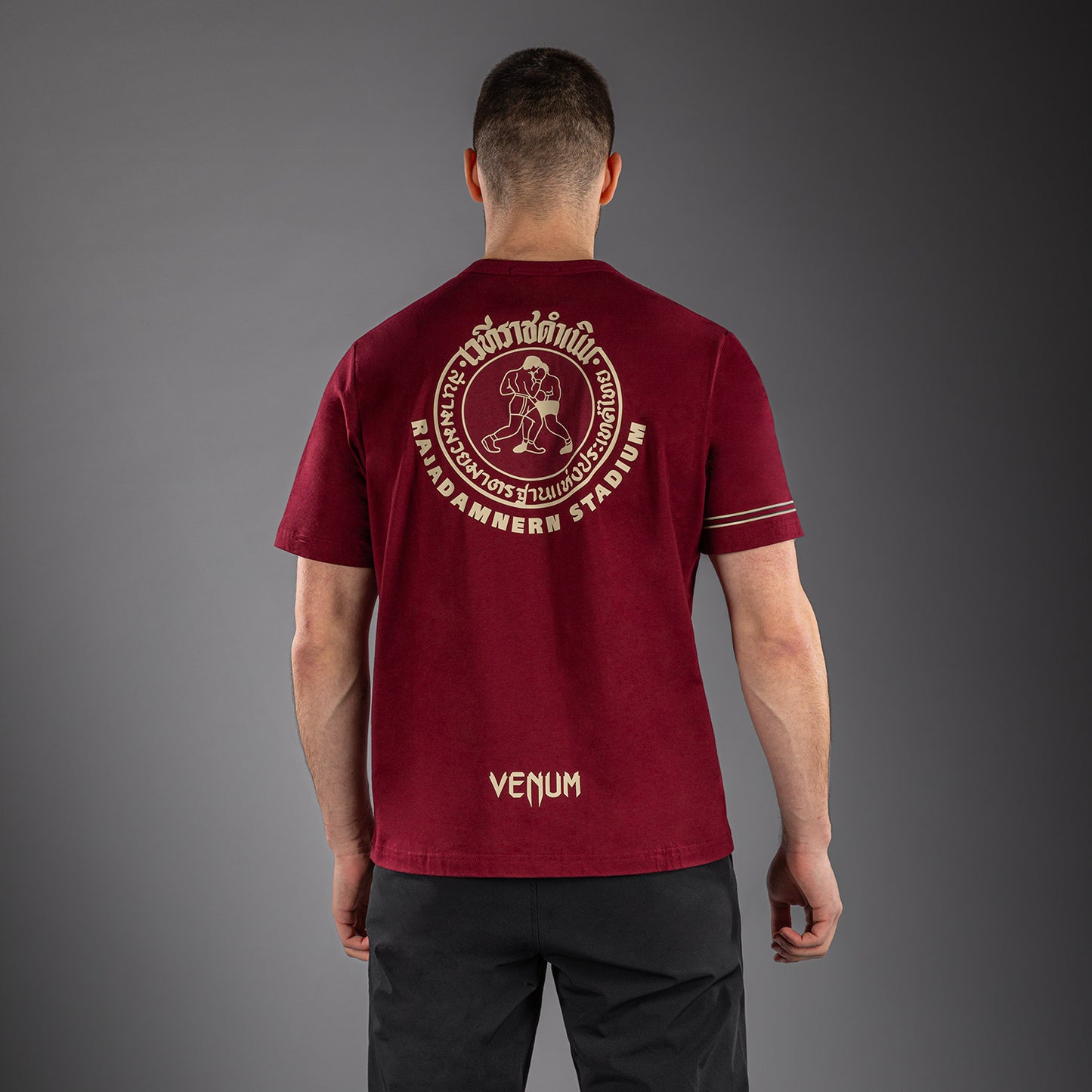 Venum x Rajadamnern T-Shirt - Borgogna