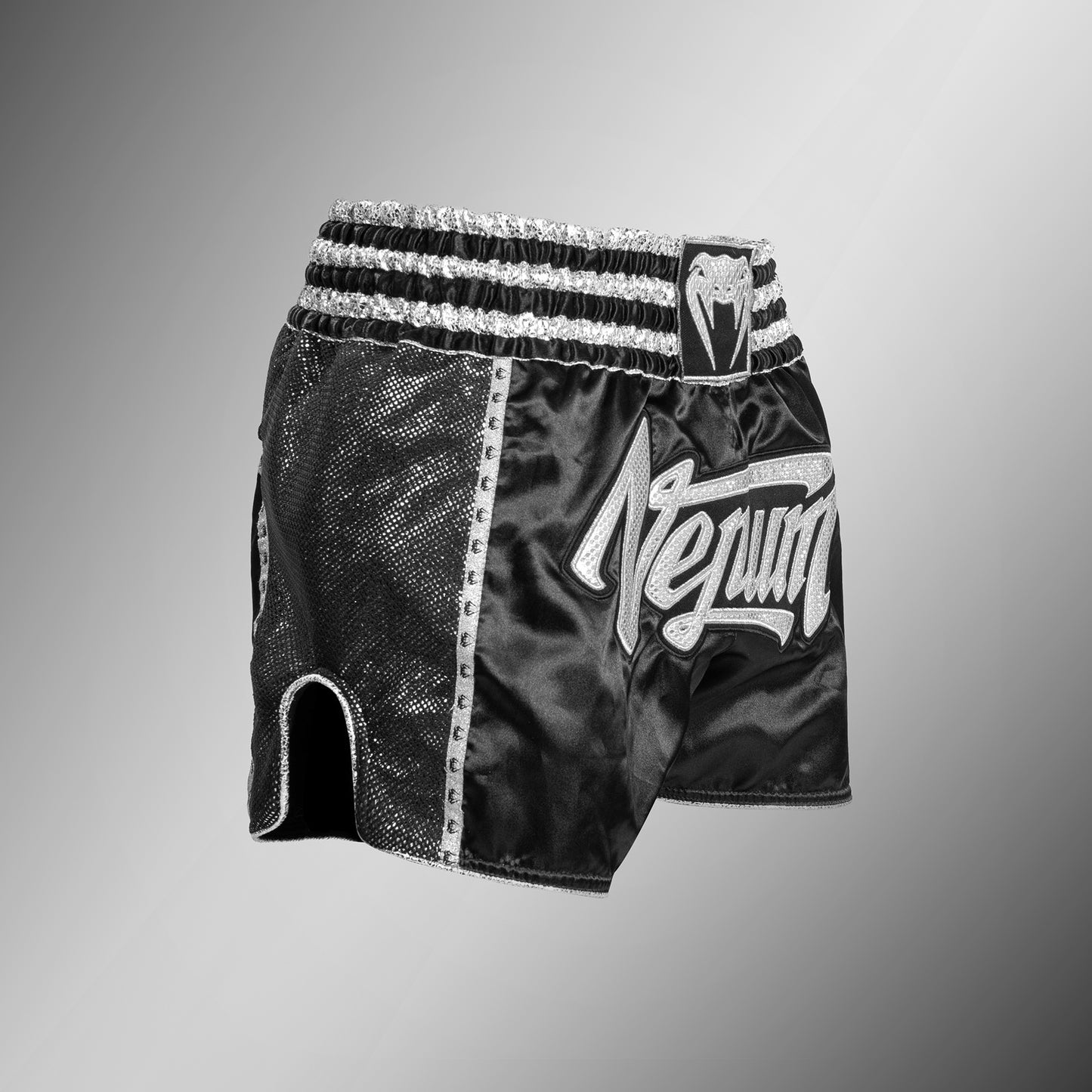 Venum Absolute 2.0 Pantaloncini da Muay Thai - Neri/Argento