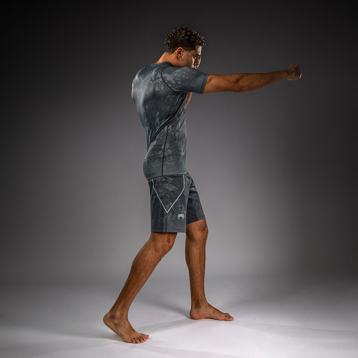 Venum x Batman Rashguard a maniche corte - Grigio