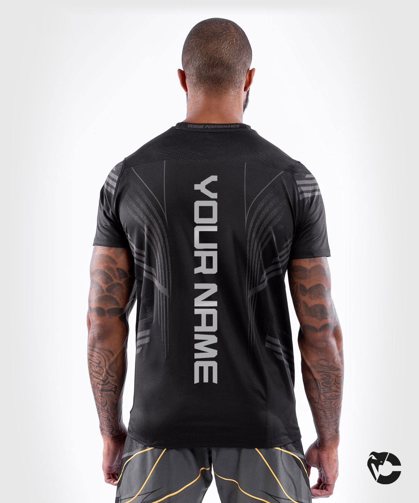Maglia Tecnica Uomo Personalizzata UFC Venum Authentic Fight Night - Nero