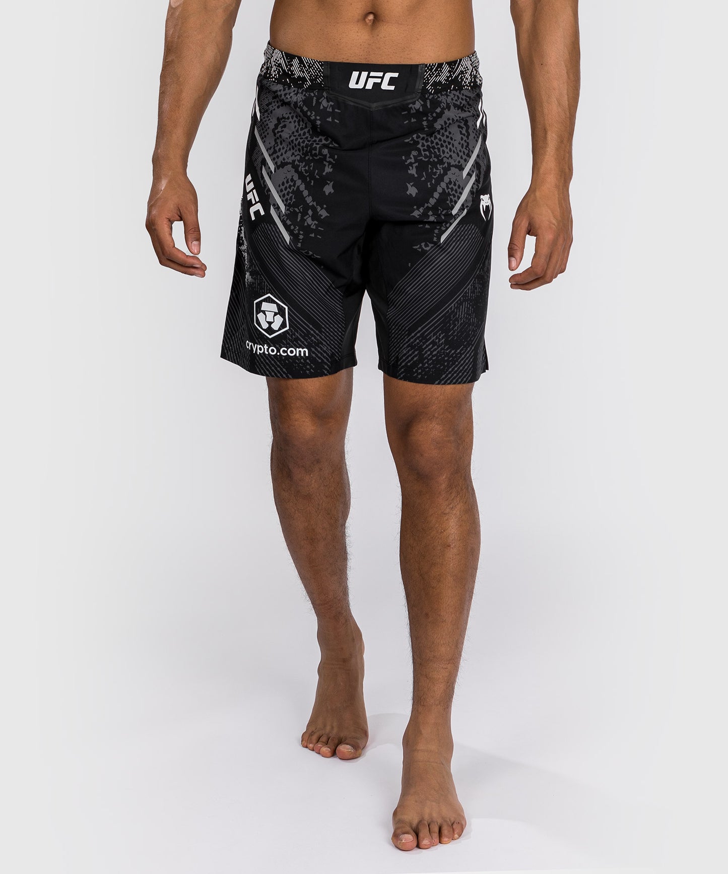 Pantaloncini da combattimento UFC Adrenaline by Venum personalizzati Authentic Fight Night - Uomo - Taglio lungo - Nero