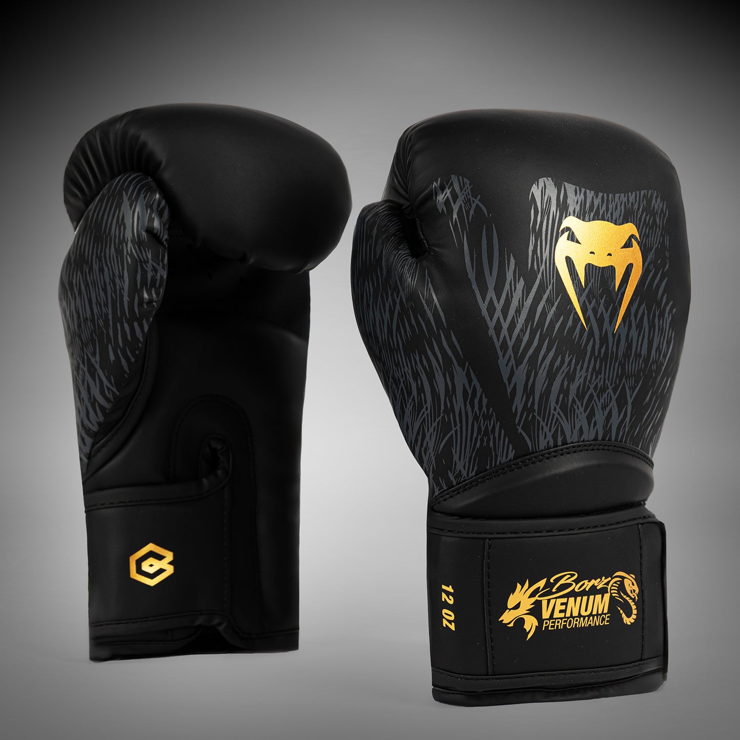 Venum x Chimaev Guanti da Boxe - Nero/Grigio