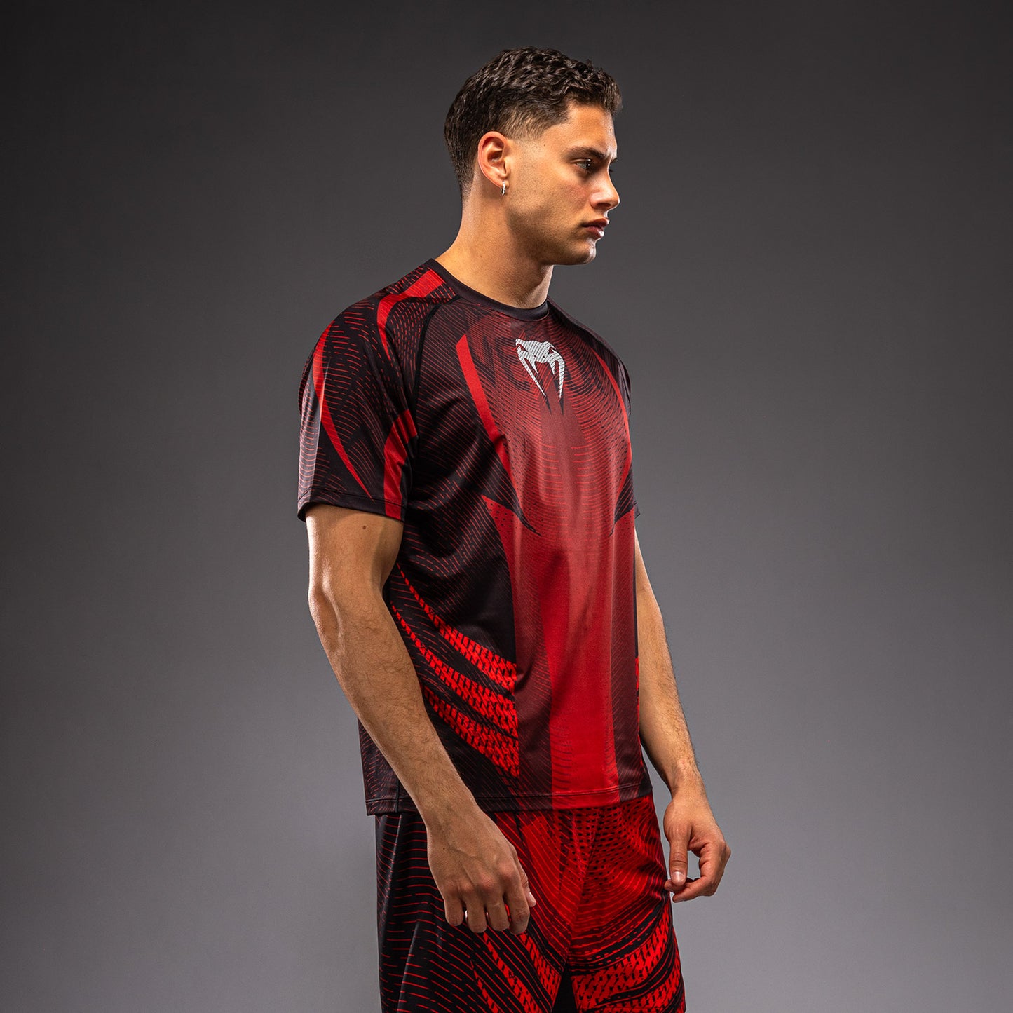 Venum Galactic 3.0 Maglietta Dry Tech - Rosso/Argento