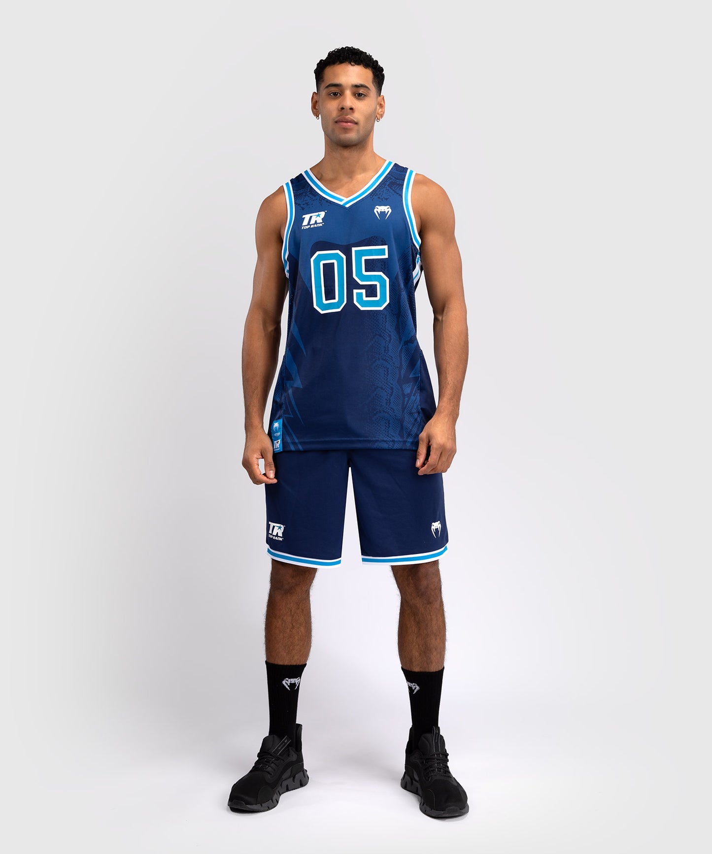 Venum x Top Rank Original Pantaloncini da Basket da Uomo - Blu Navy