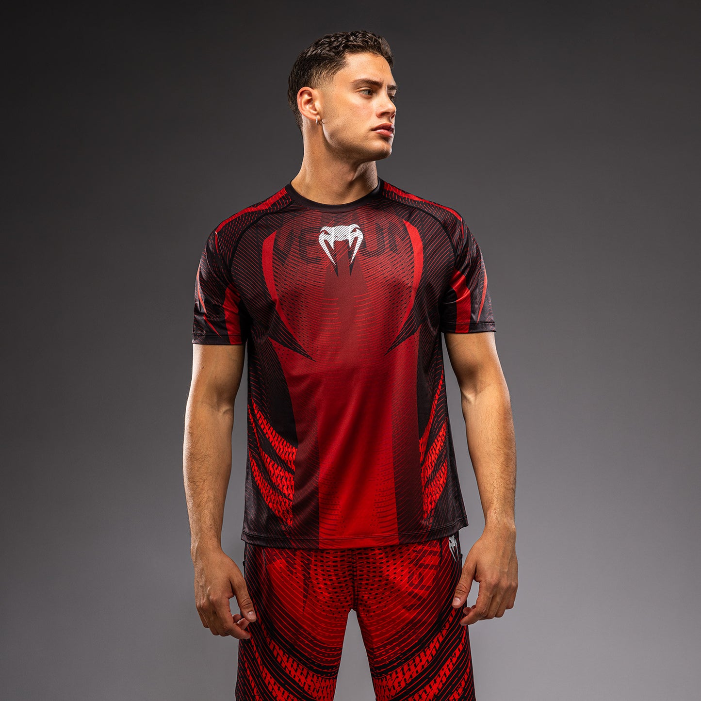 Venum Galactic 3.0 Maglietta Dry Tech - Rosso/Argento