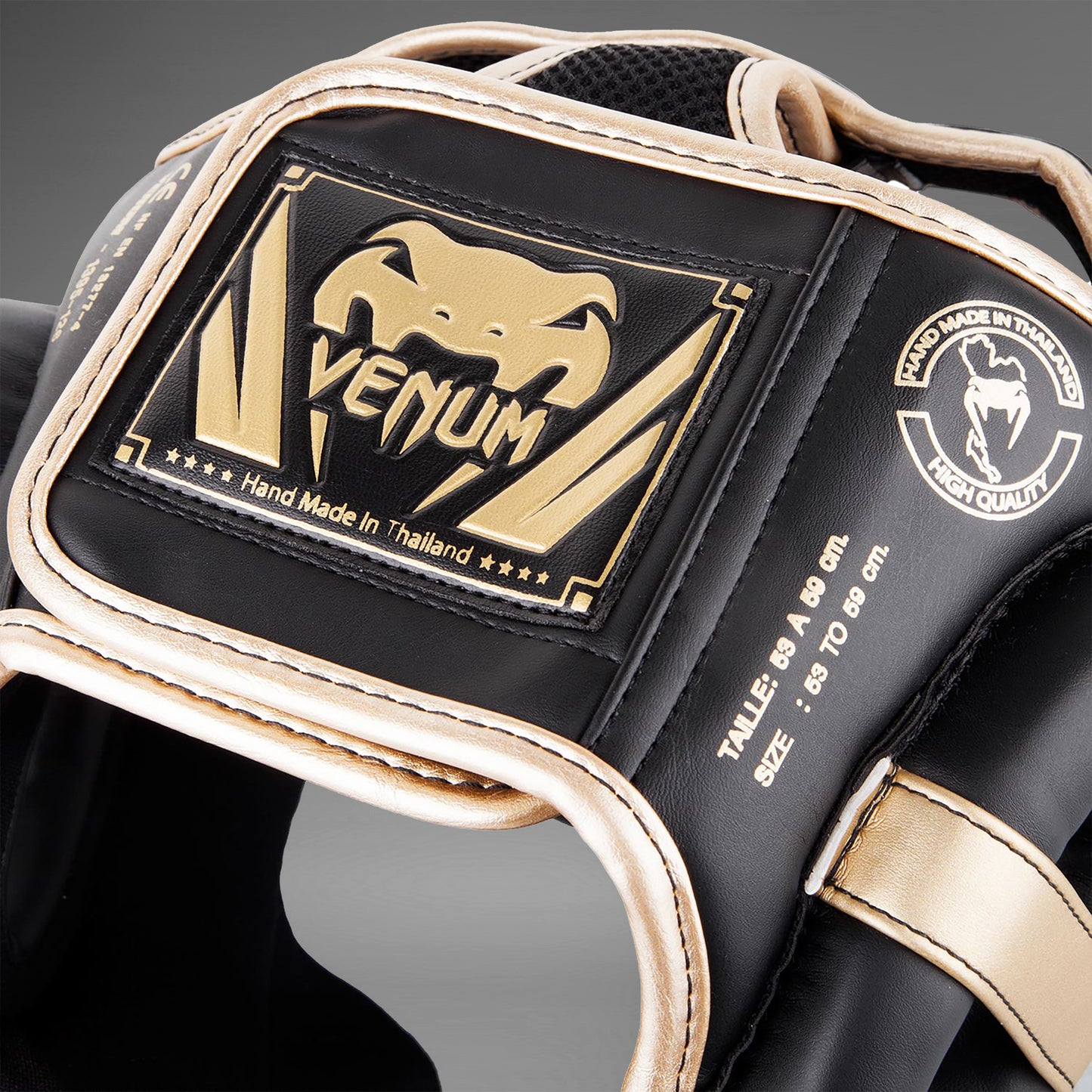 Casco Venum Elite - Nero/Oro