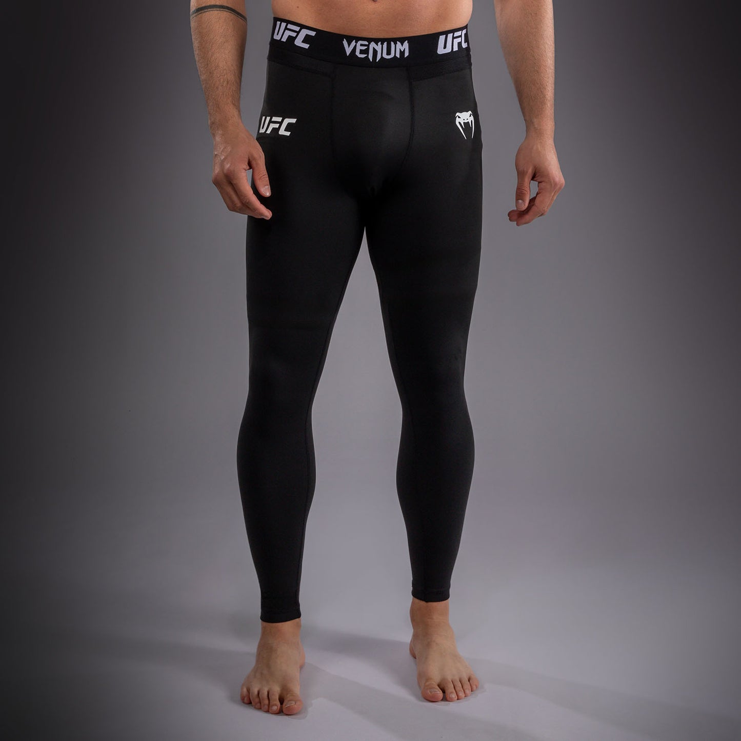 Venum UFC Unity by Venum Authentic Fight Week Pantaloni a Compressione Tecnici da Uomo - Nero
