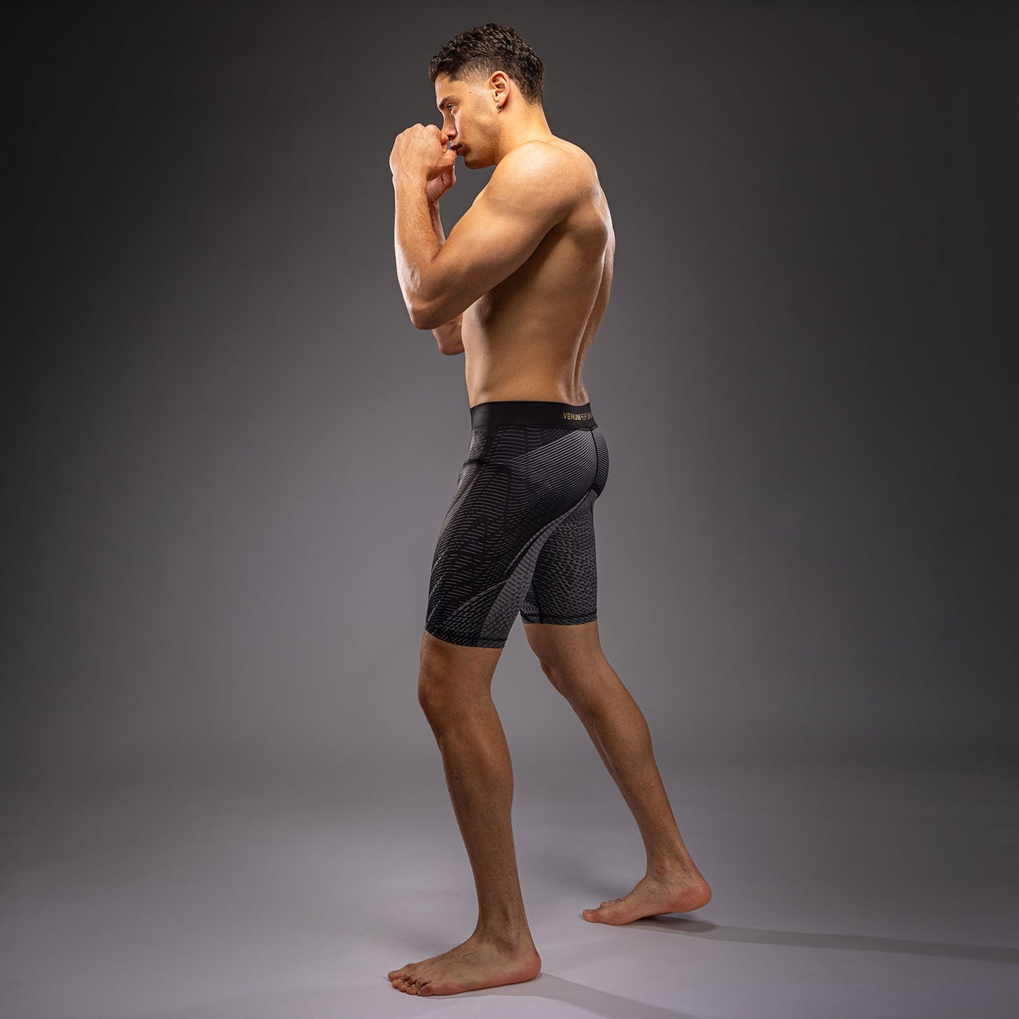 Venum Galactic 3.0 Pantaloncini a Compressione - Nero/Oro