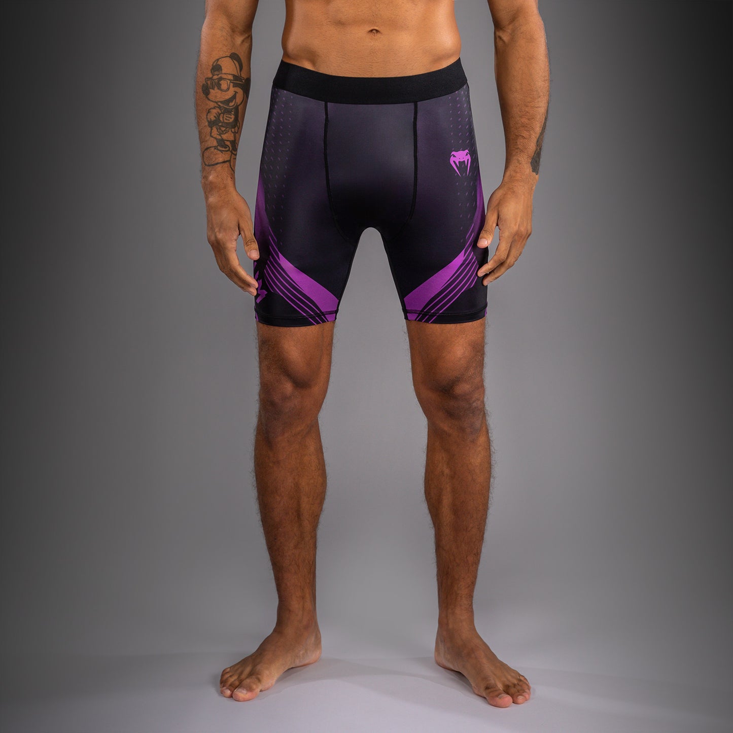 Venum No-Gi 6.0 Pantaloncini a Compressione - Nero/Viola