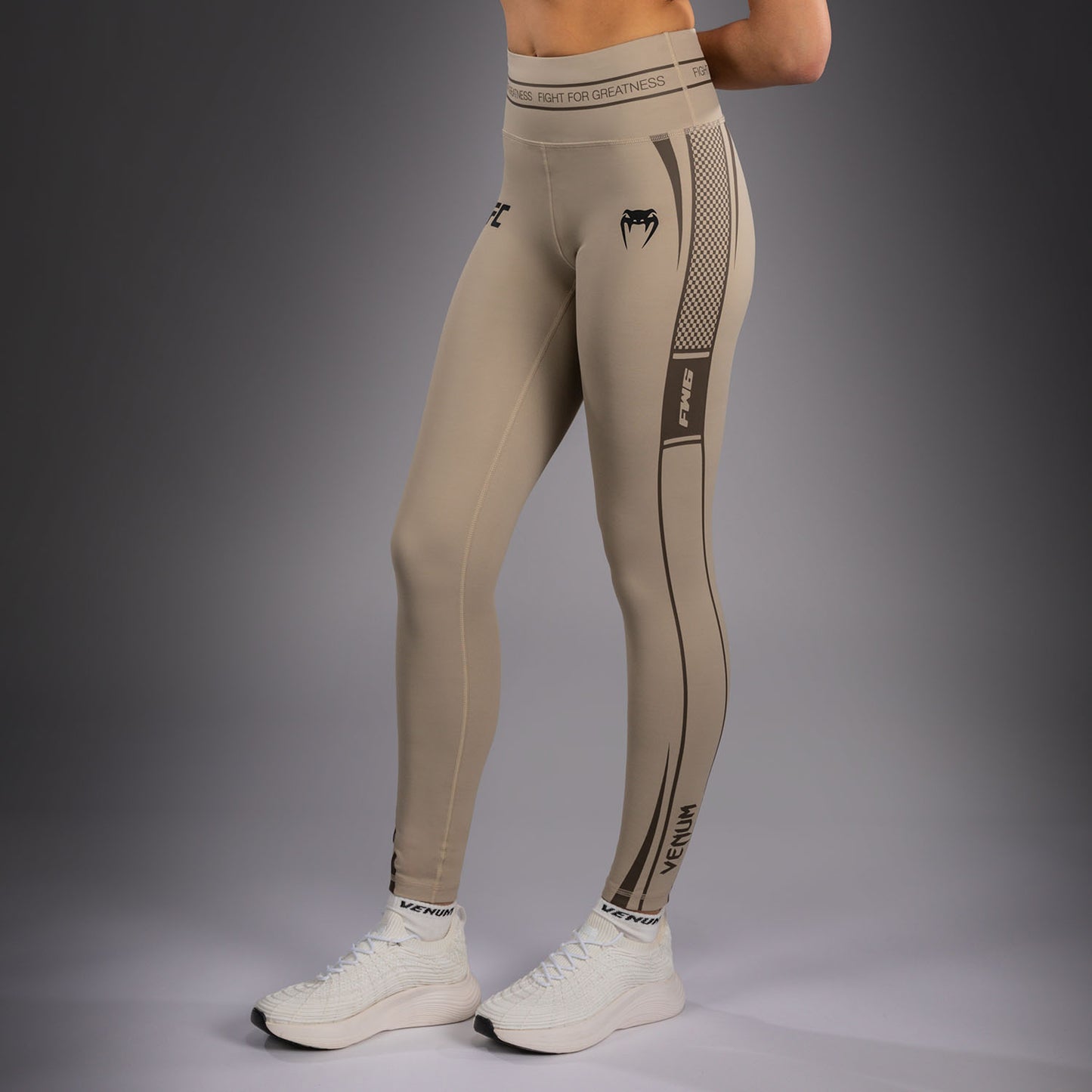 Venum UFC Unity by Venum Authentic Fight Week Pantaloni a Compressione Tecnici da Donna - Sabbia