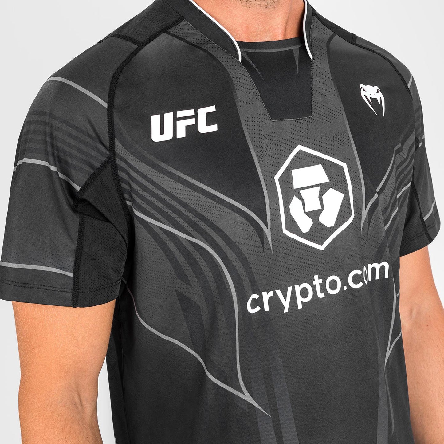 Maglia UFC Venum Authentic Fight Night 2.0 Uomo - Nero