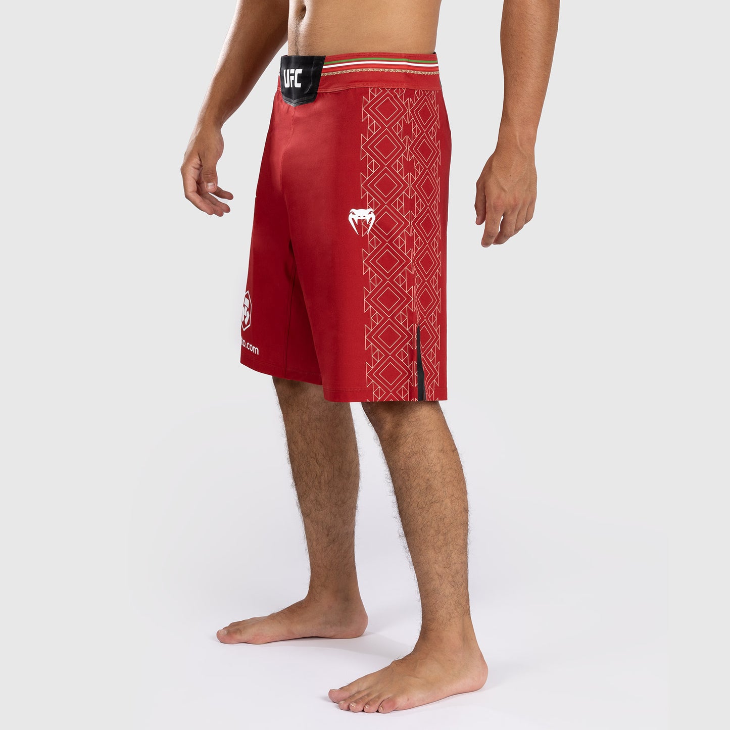 Noche UFC by Venum Authentic Fight Night Pantaloncini da combattimento da uomo - Taglio lungo - Rossi