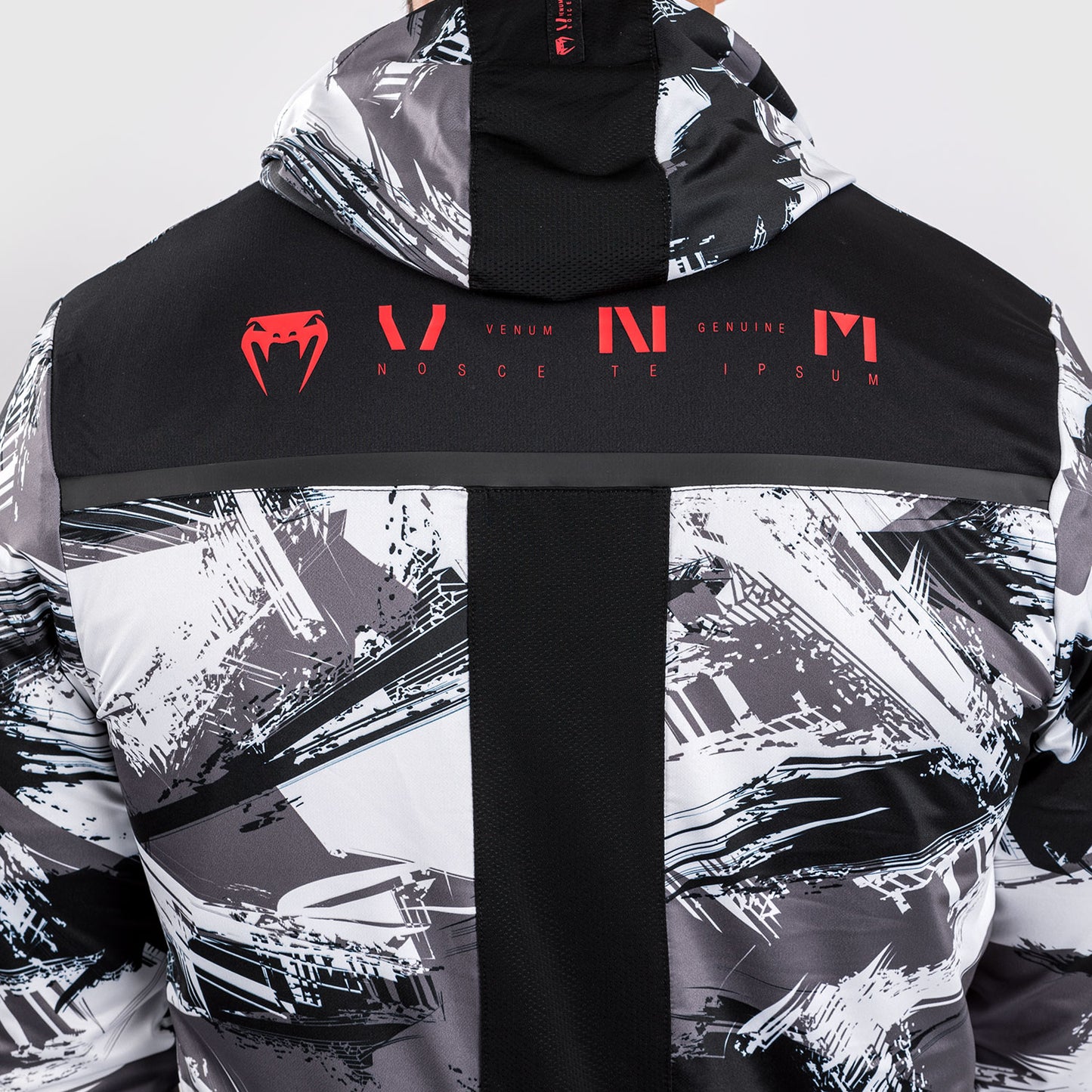 Venum Electron 3.0 Felpa con cappuccio - Grigio/Rosso