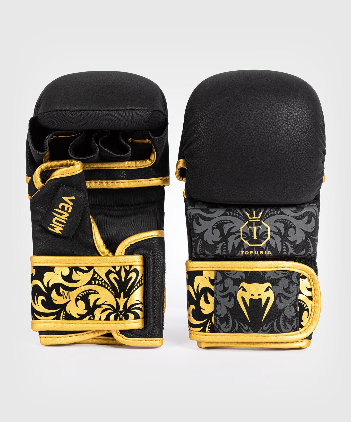 Venum x Topuria Unmatched Edition Guanti da Sparring MMA - Nero/Oro