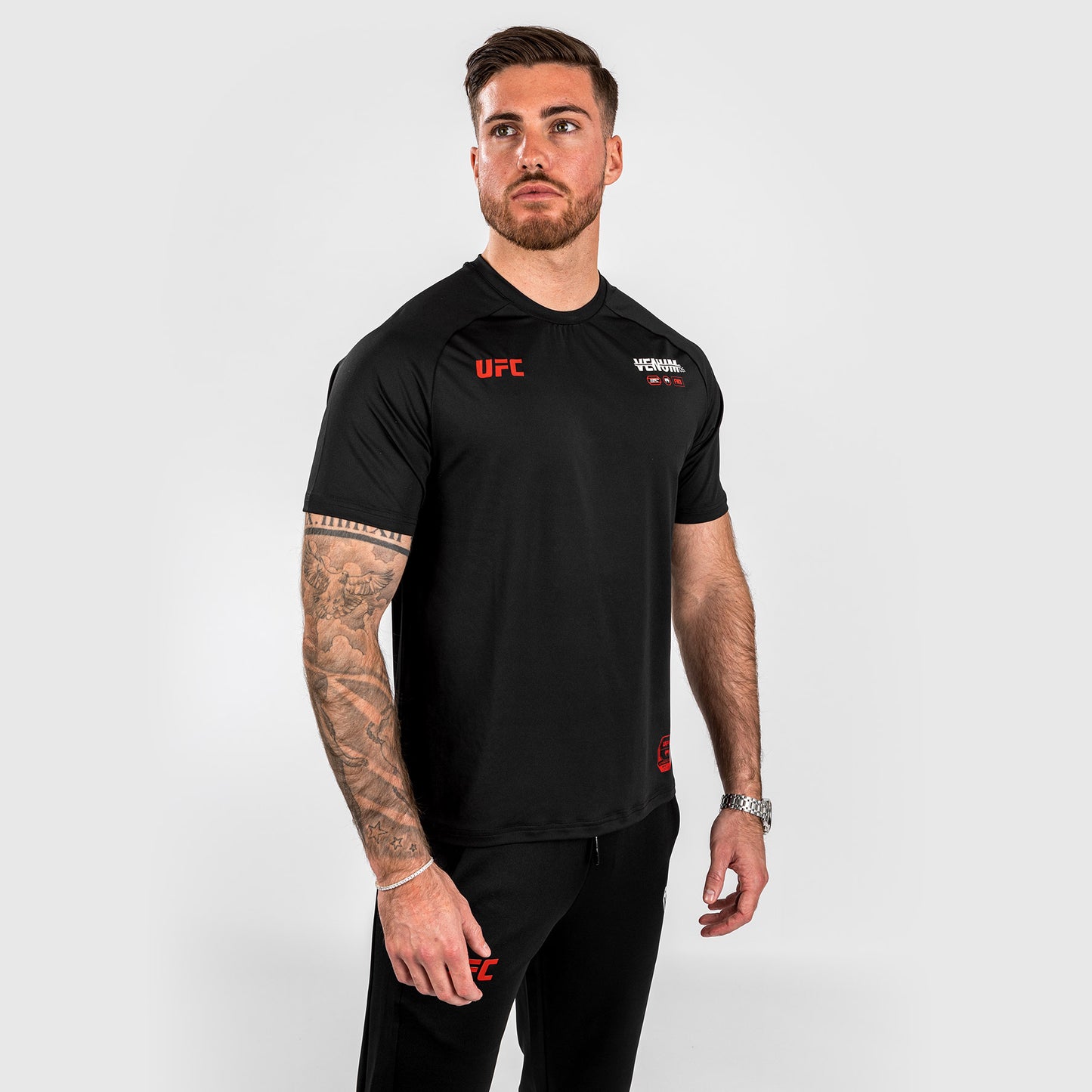 UFC Adrenaline by Venum Fight Week Maglietta Dry-tech da Uomo - Nero